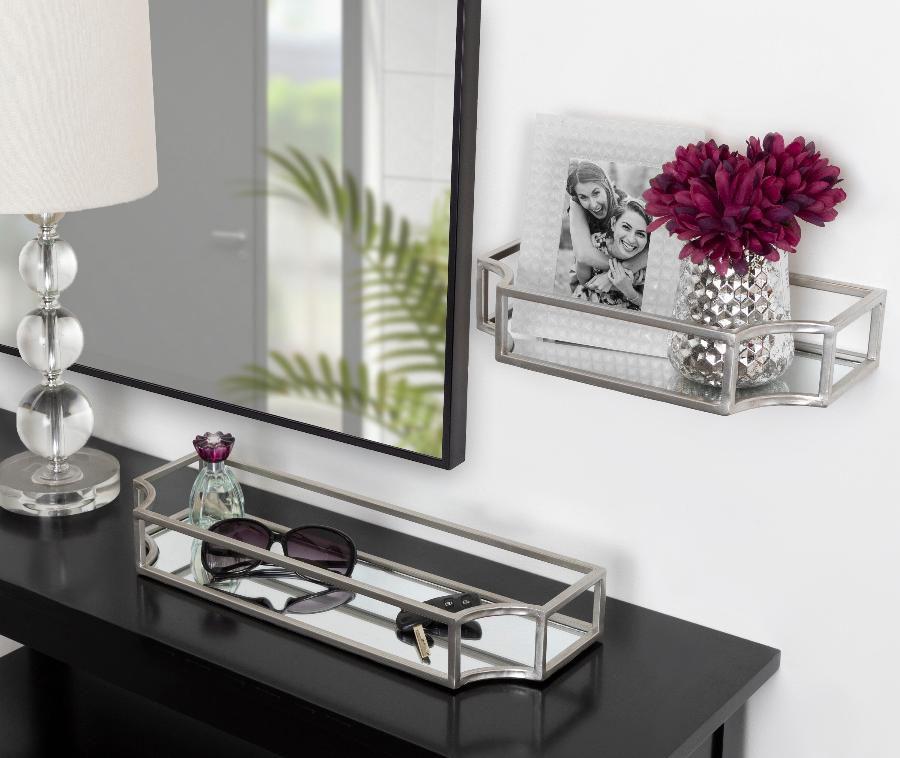 Ciel Metal Wall Shelf Set