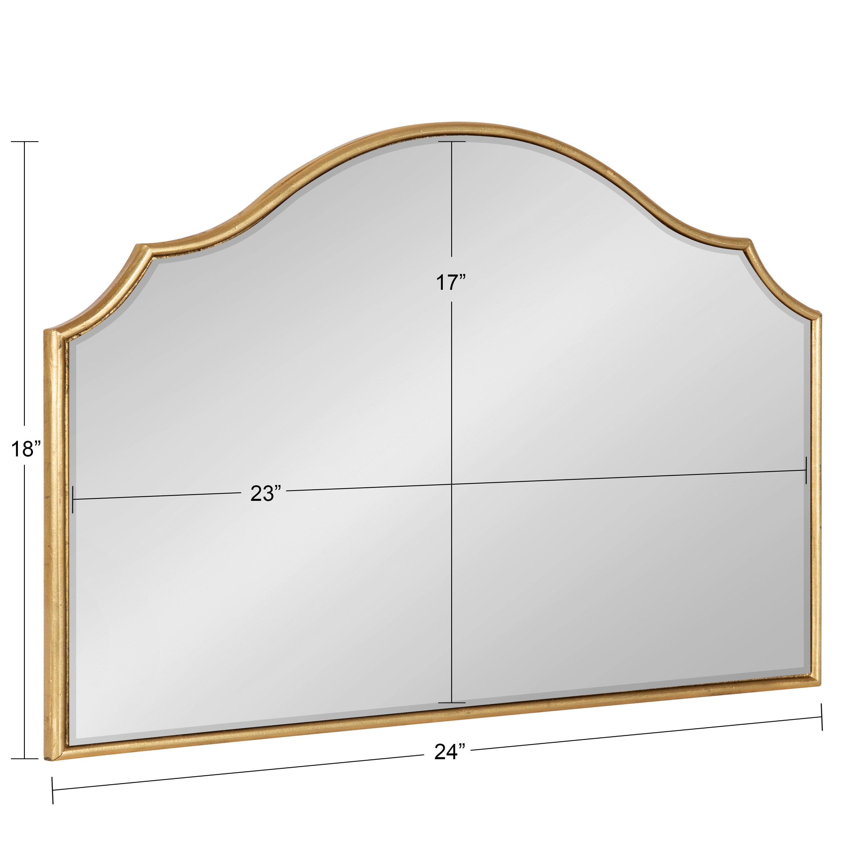 Leanna Framed Arch Wall Mirror