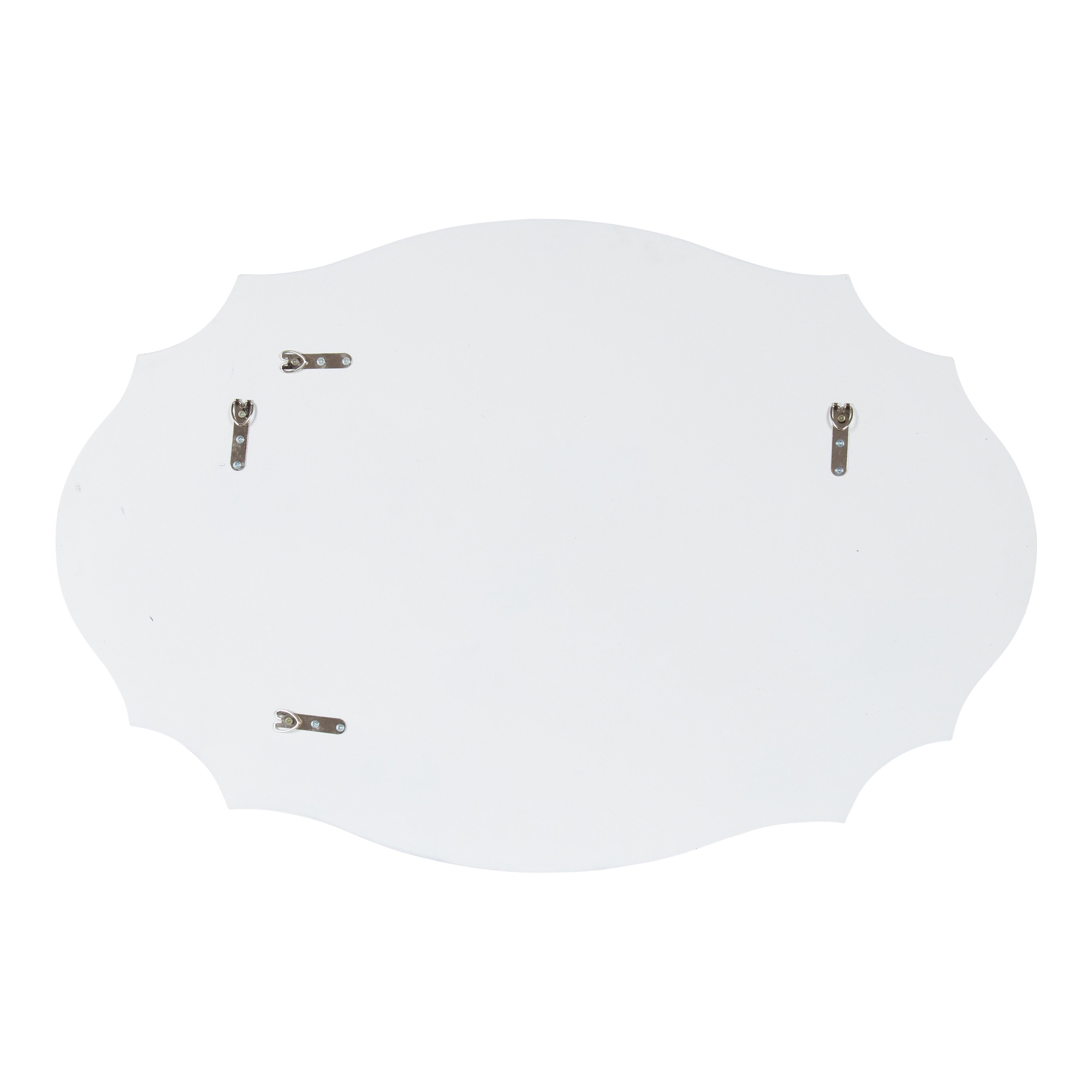 Leanna Scalloped Oval Wall Mirror