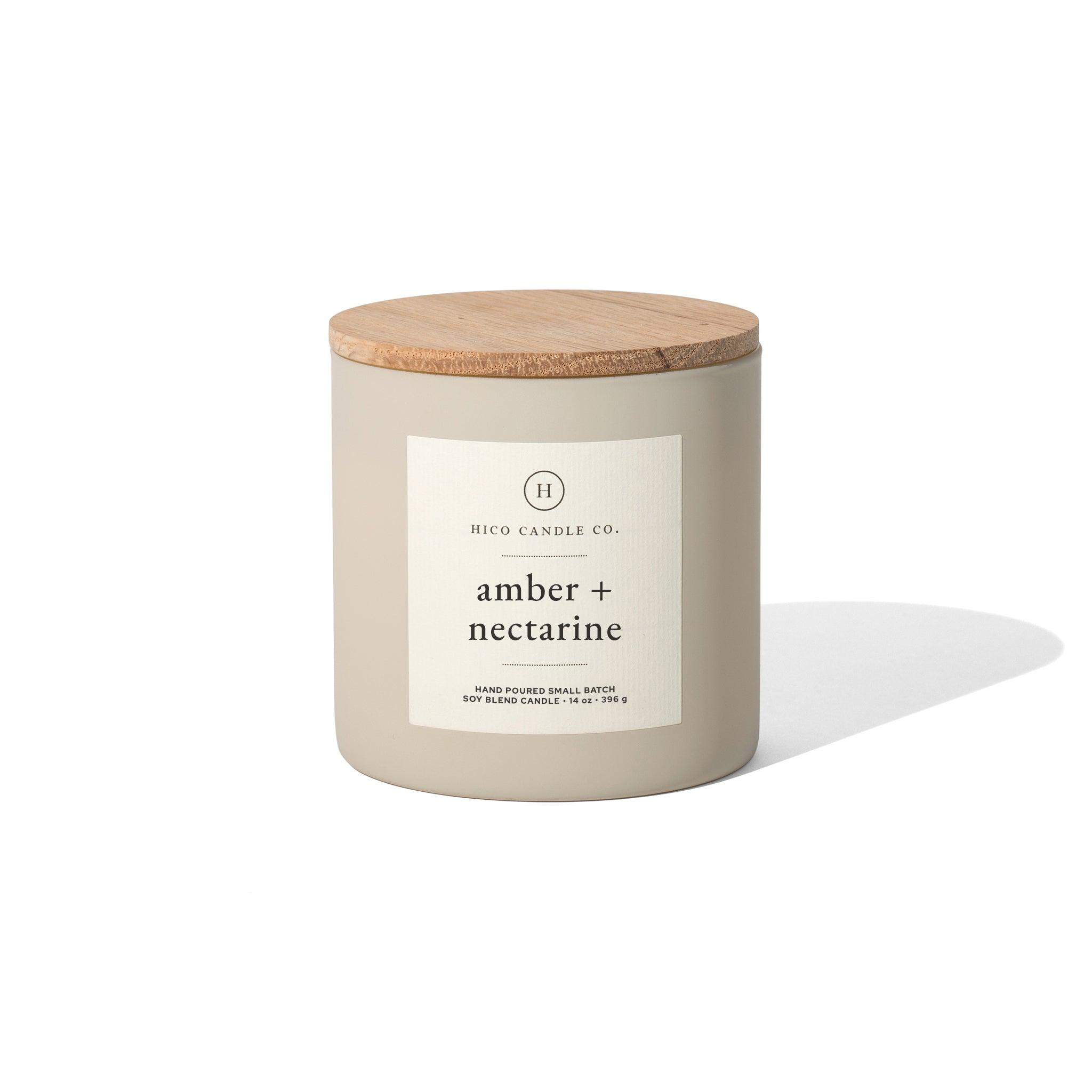 Amber + Nectarine - 14oz. Candle