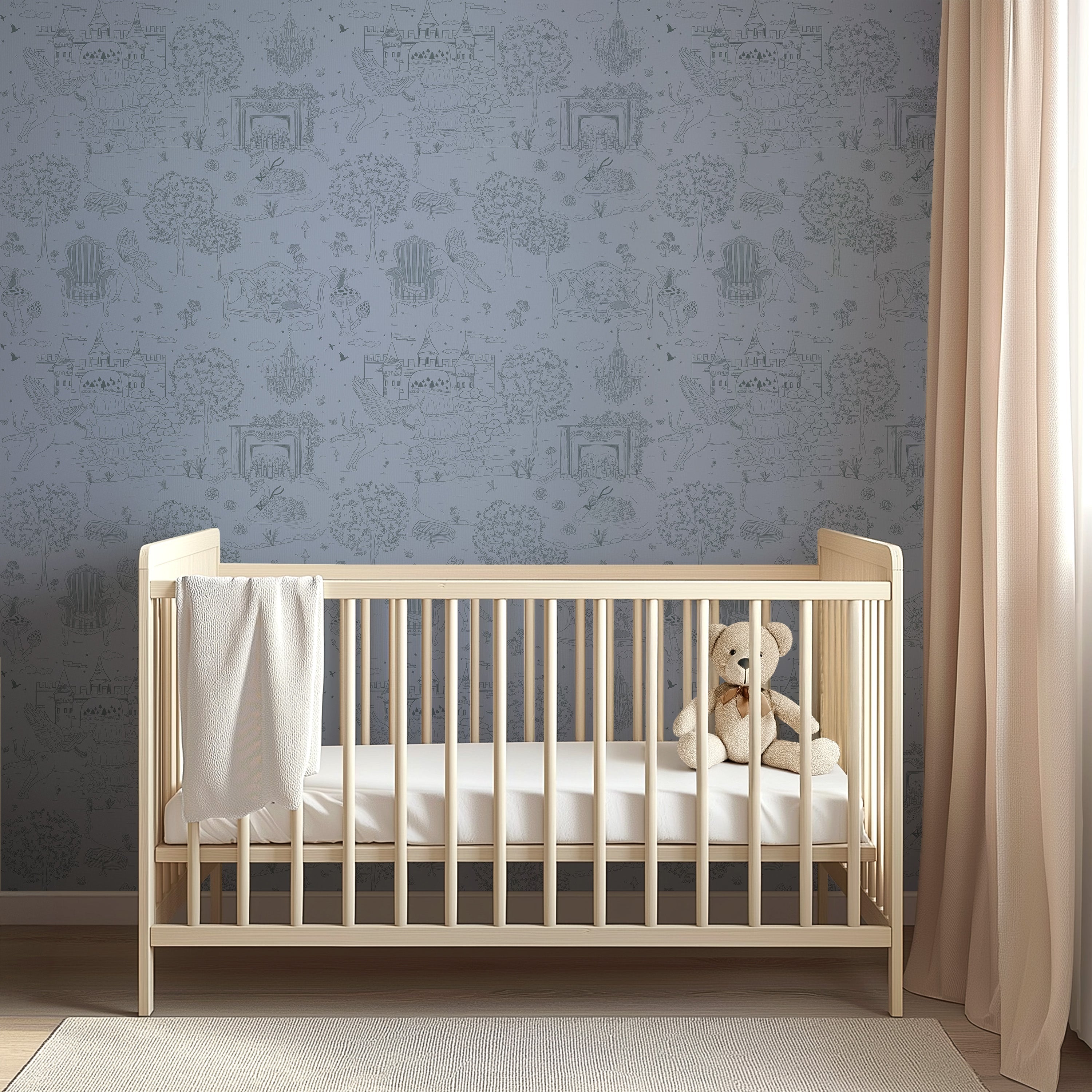 Ginny Wallpaper by Painted Hawk Design