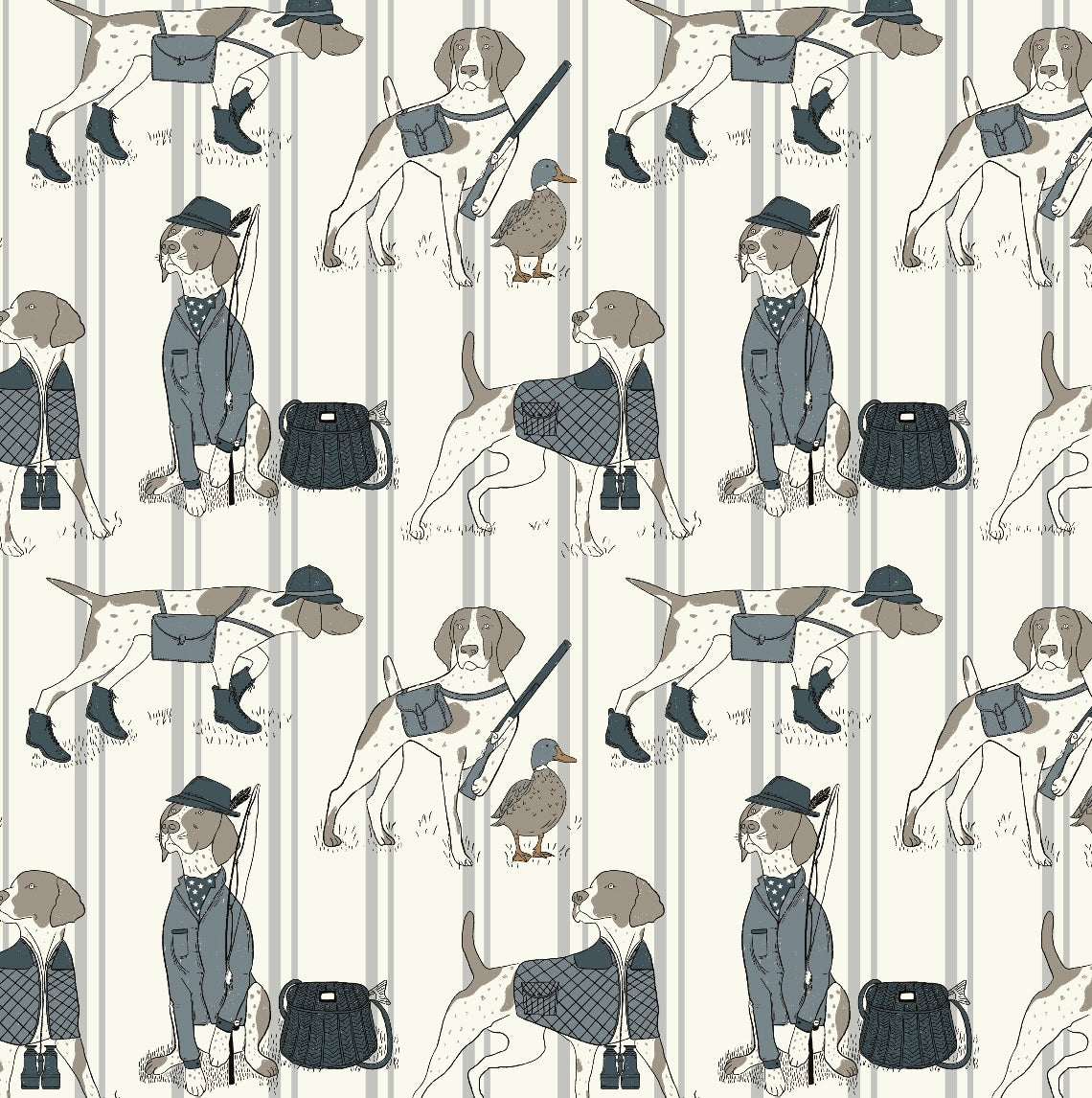 Edmund Wallpaper by Painted Hawk Design