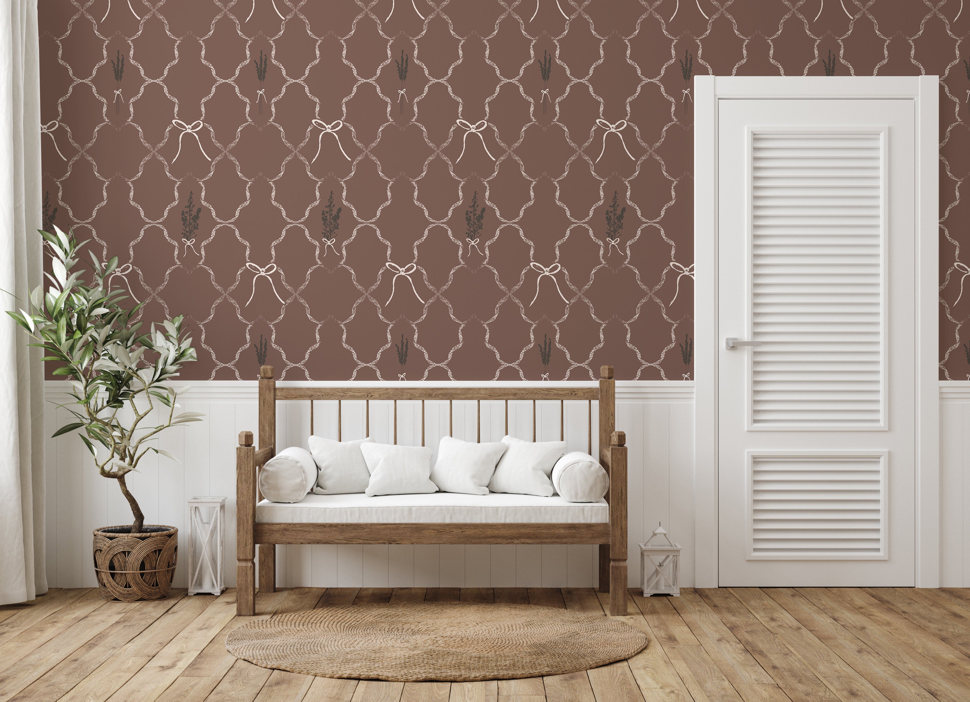 Livingston Wallpaper by Rusky Rose by Amy