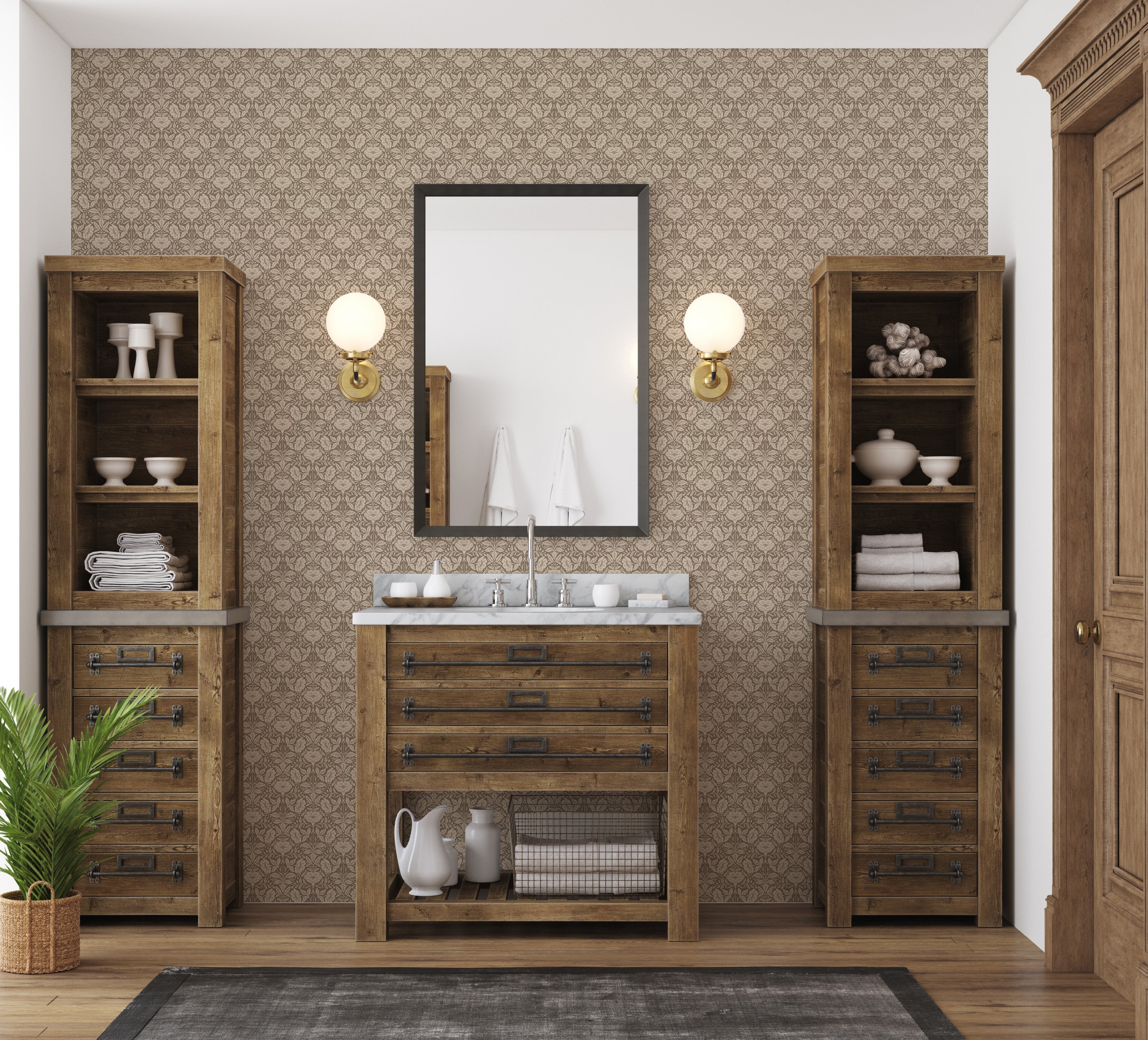 Theodora Wallpaper by Daphne and Sage