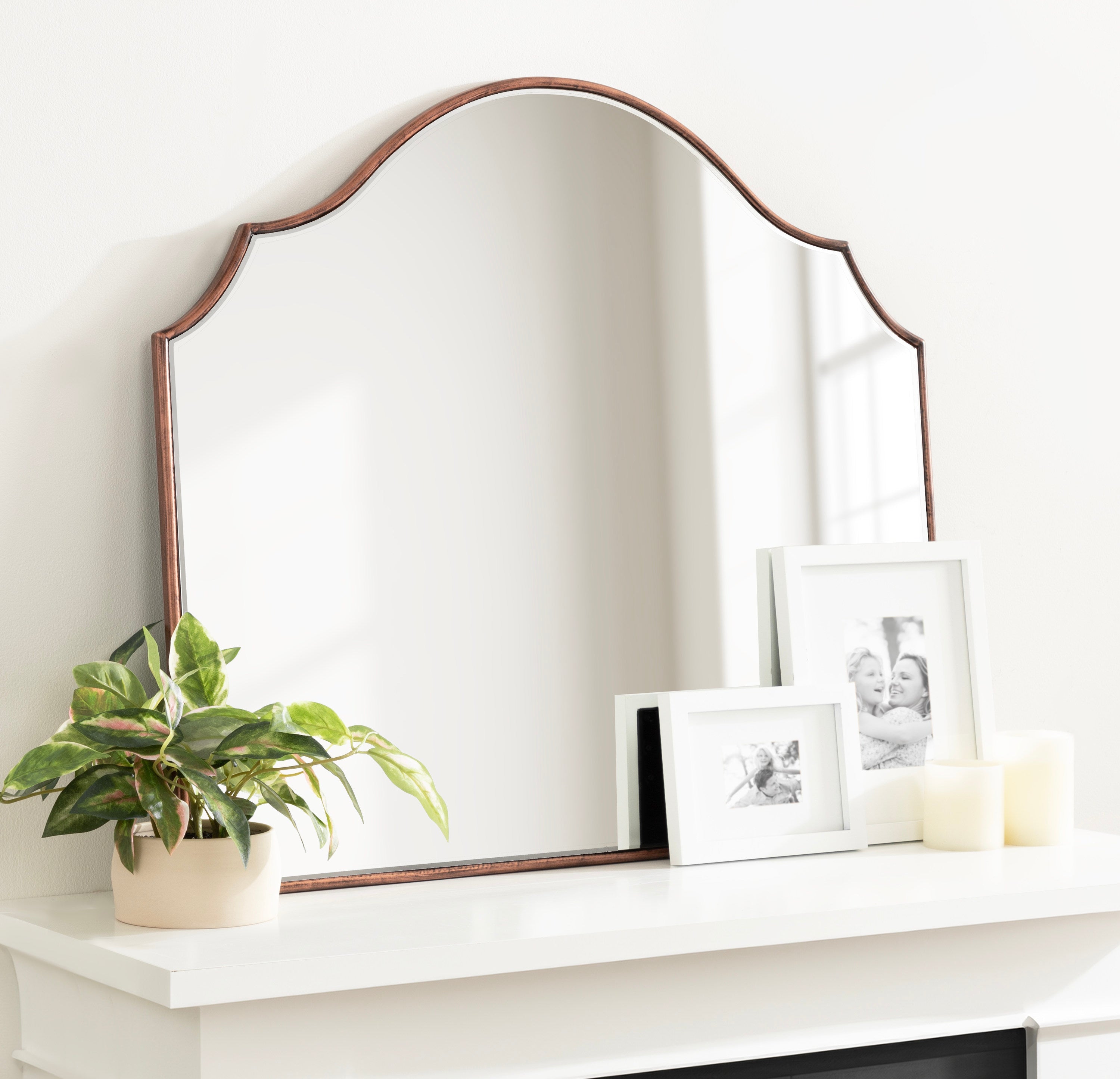 Leanna Framed Arch Wall Mirror