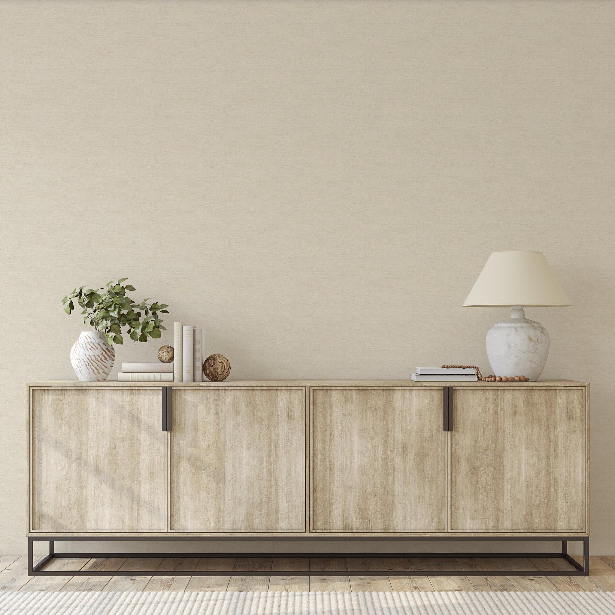 Carefree (Beige) Wallpaper - 8 FT H X 39.5 FT W P&S