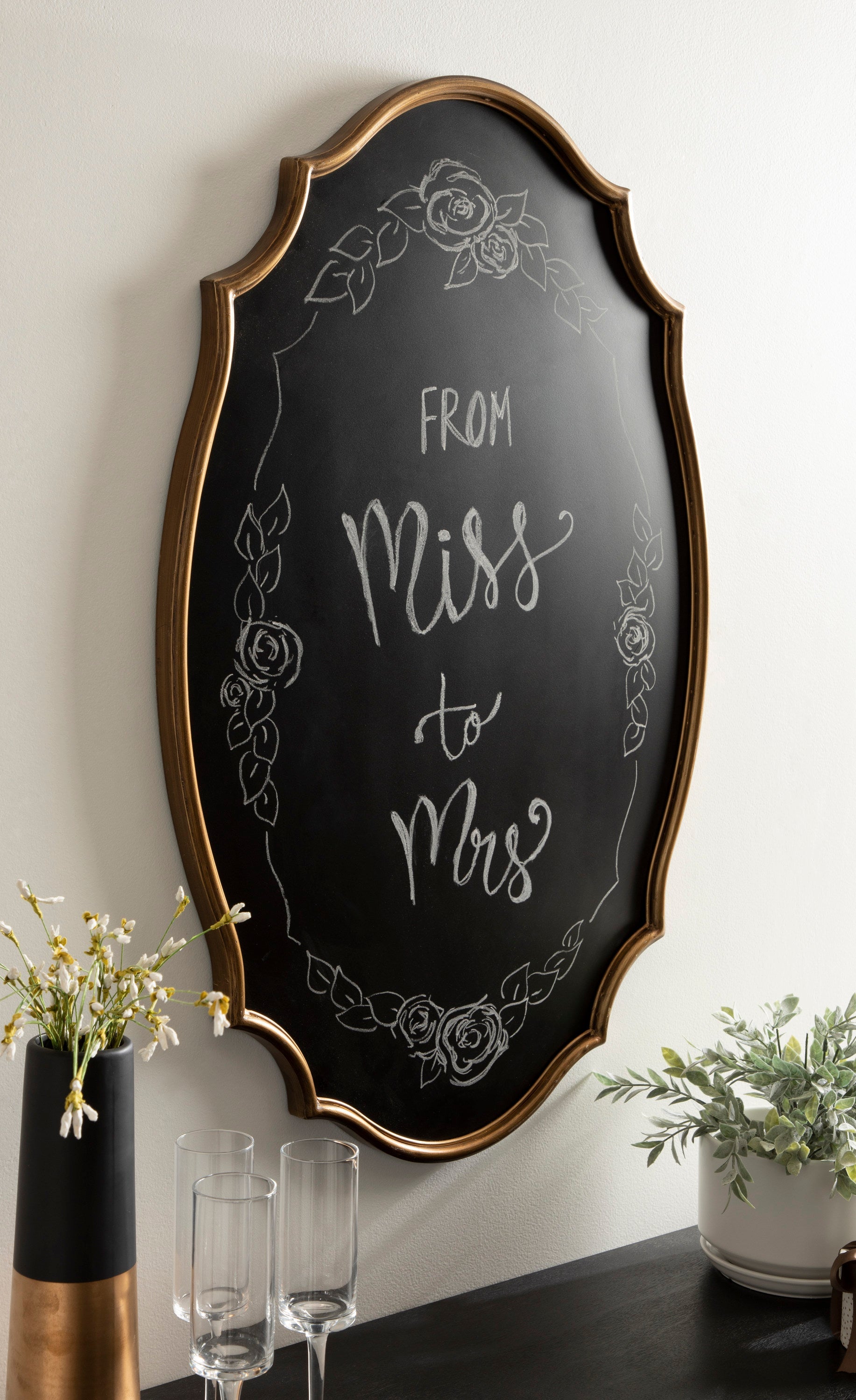 Leanna Framed Chalkboard