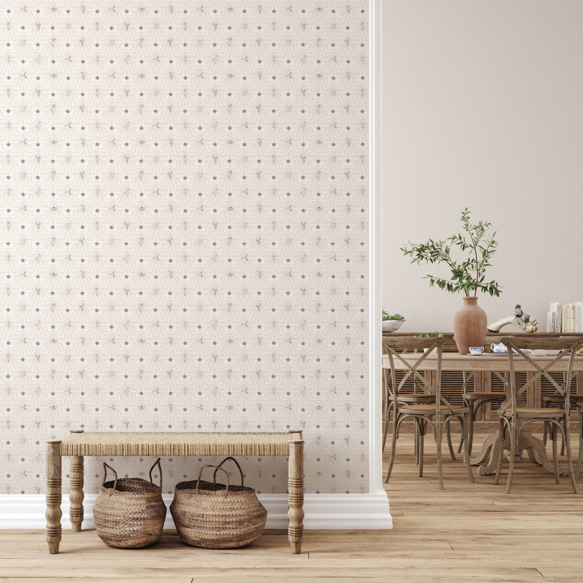 Navie Wallpaper by Hannah Langford Design