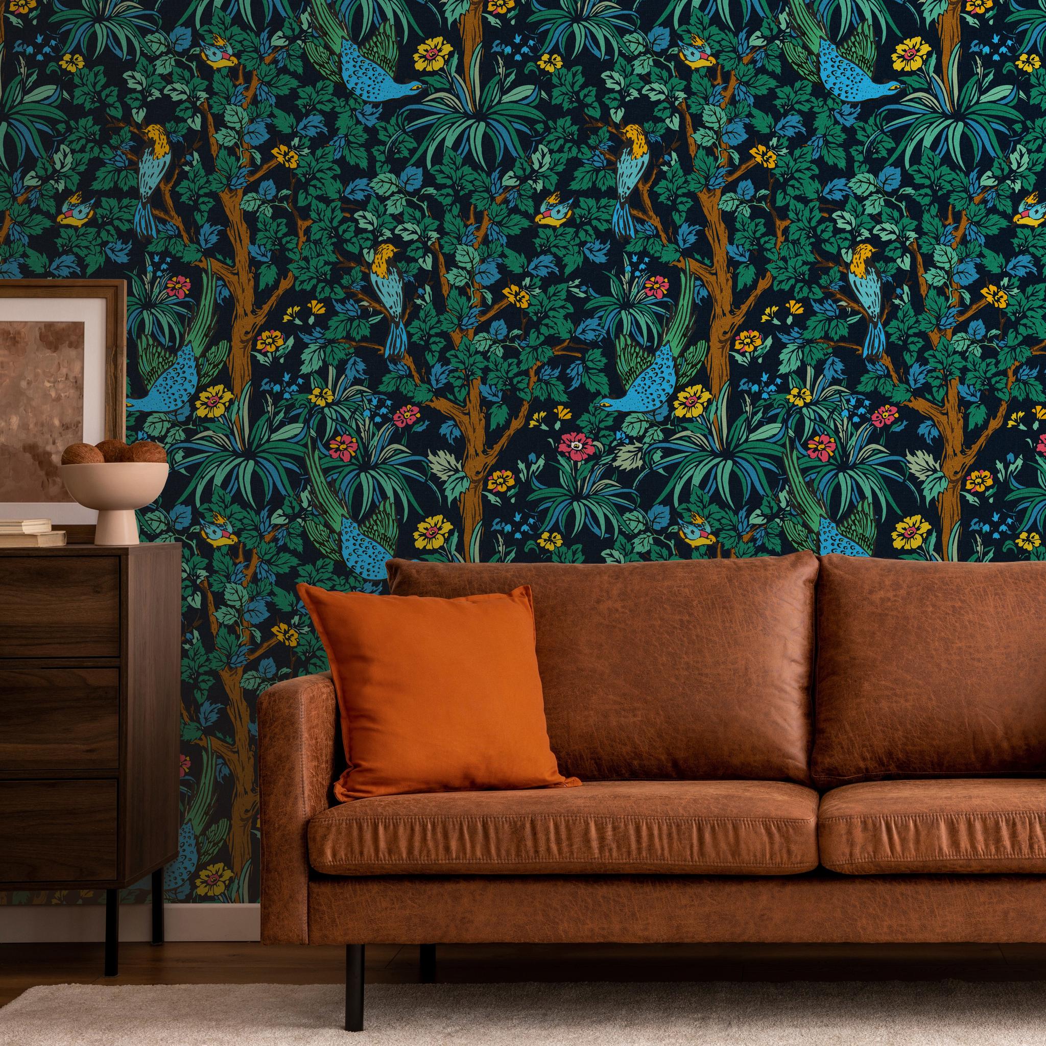 Flora Wallpaper - 2 FT H X 23.75 FT W LUXE