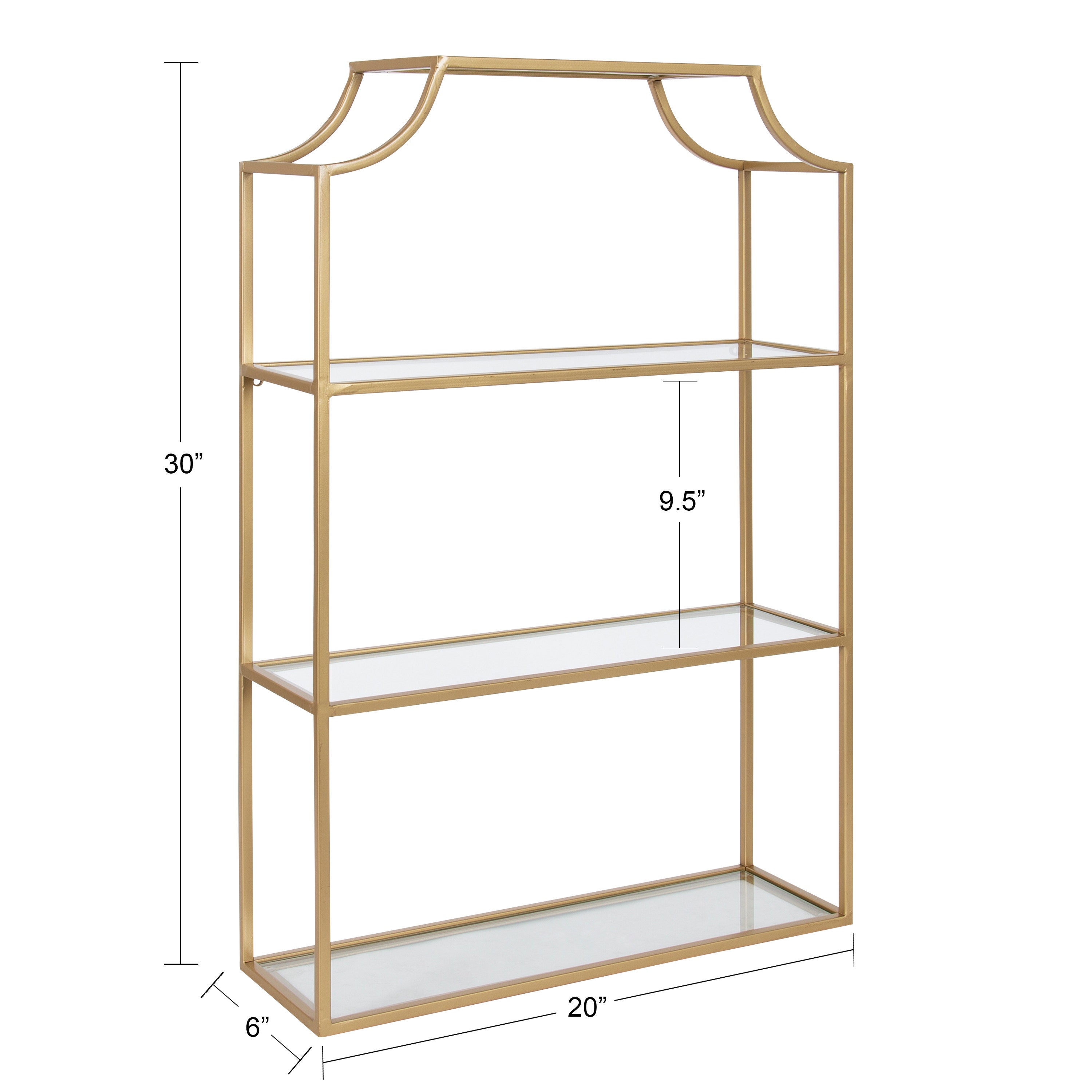 Ciel Tiered Wall Shelf