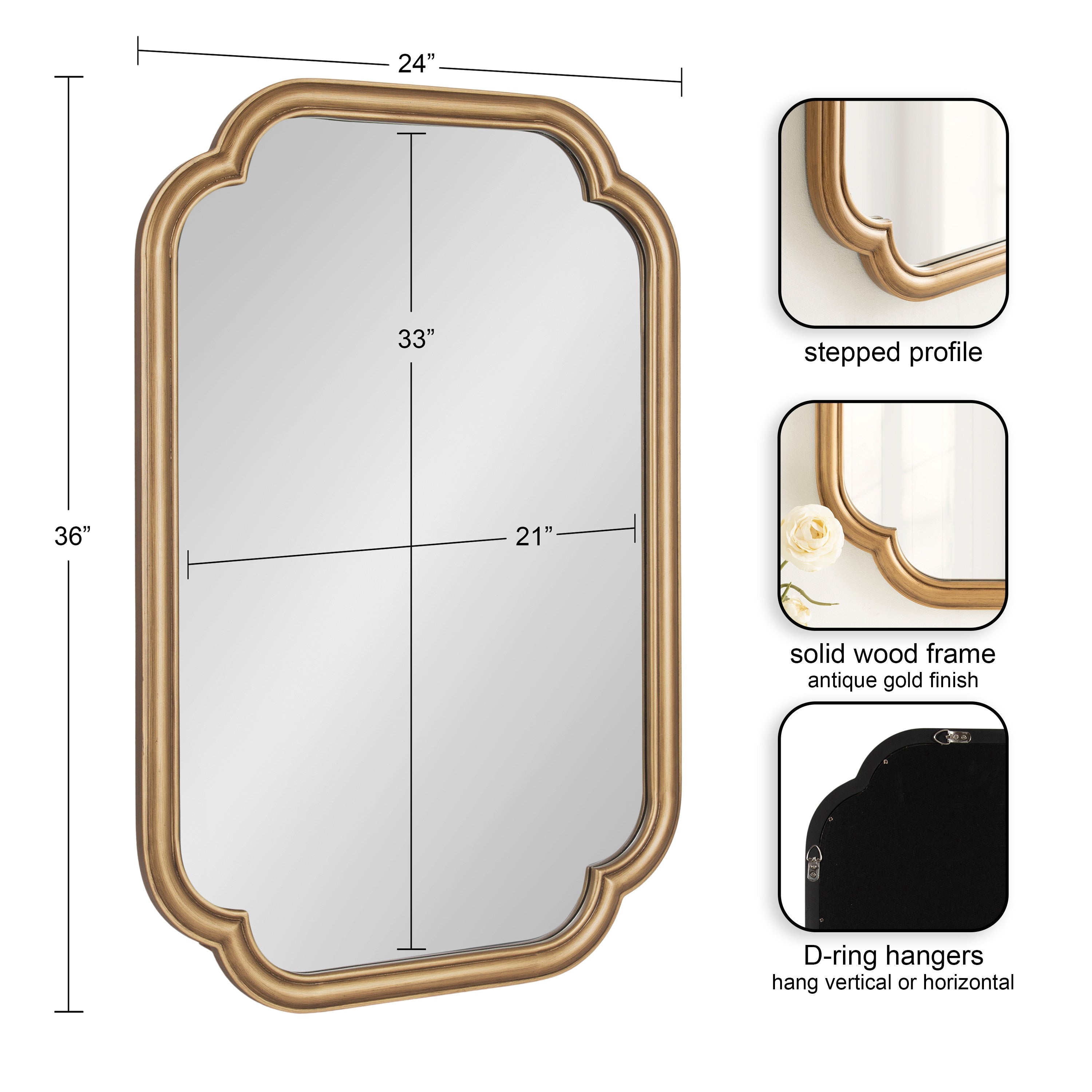 Glenby Scallop Wall Mirror