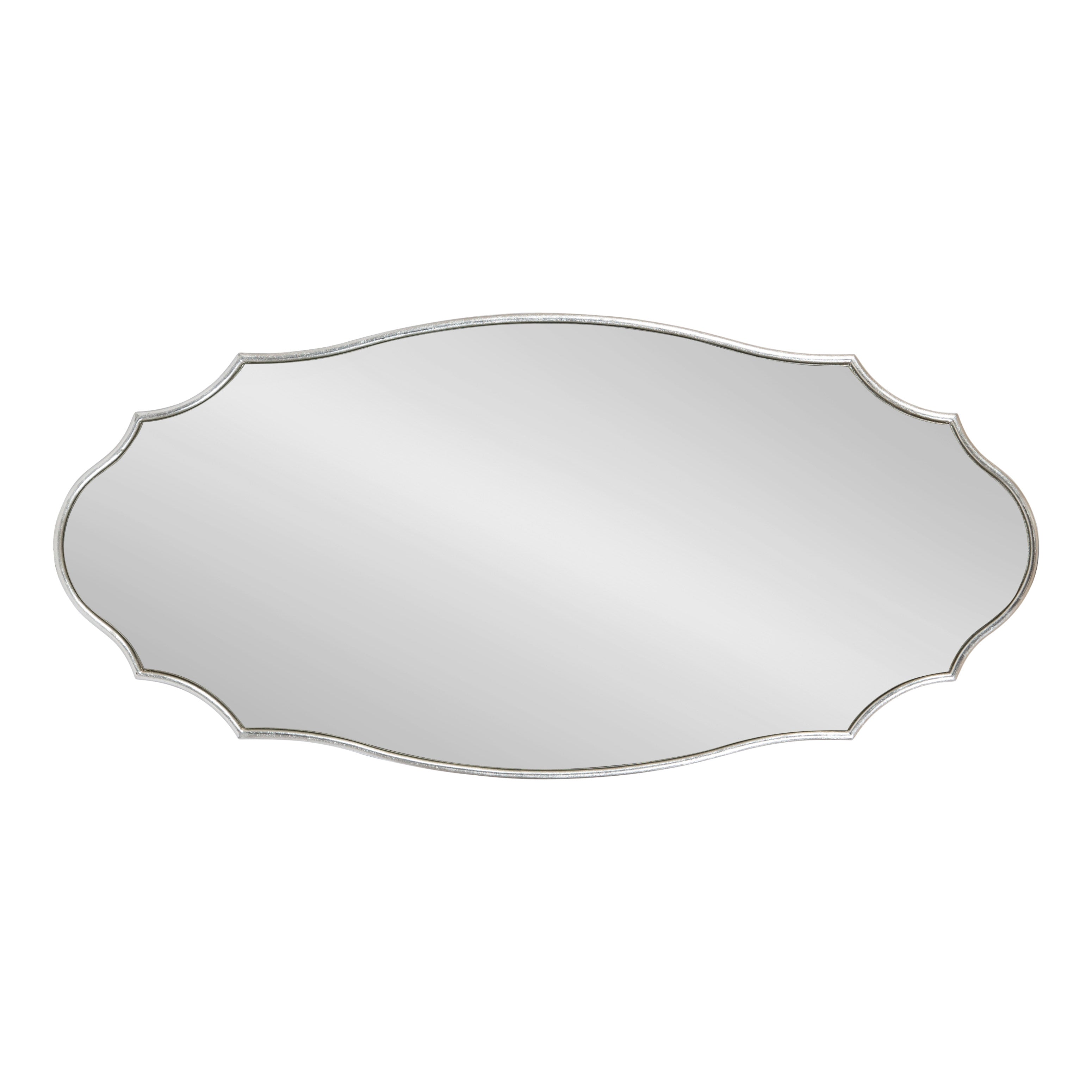 Leanna Scalloped Oval Wall Mirror