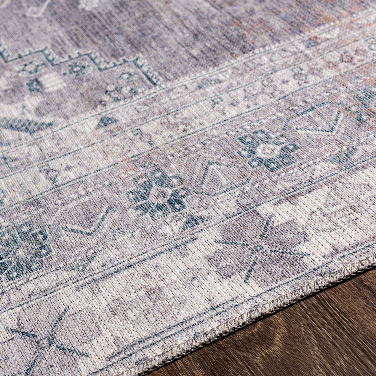 Baltinglass Gray Tumble Dry Washable Rug - Promo