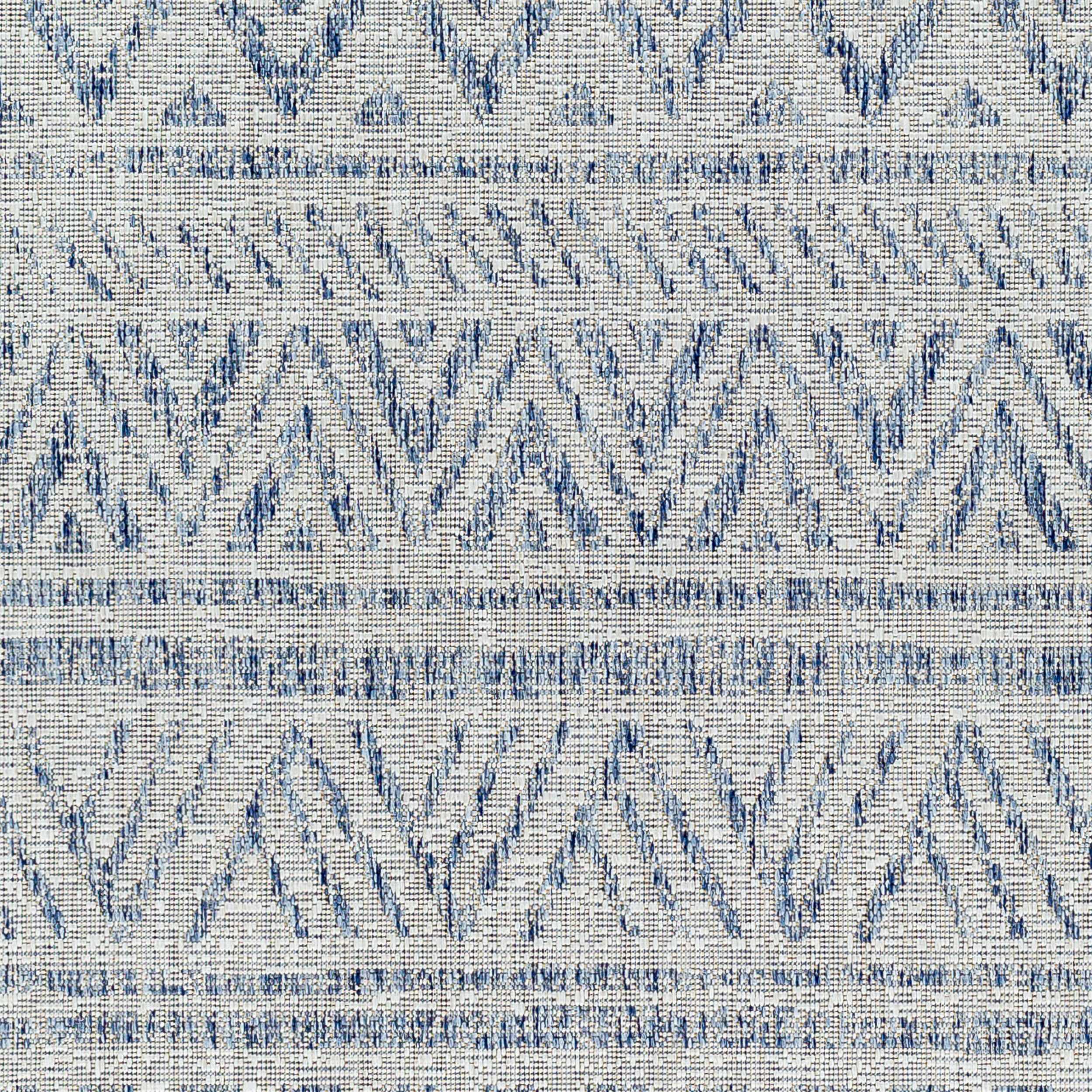 Novato Gray All Over Pattern Performance Outdoor Rug - Clearance