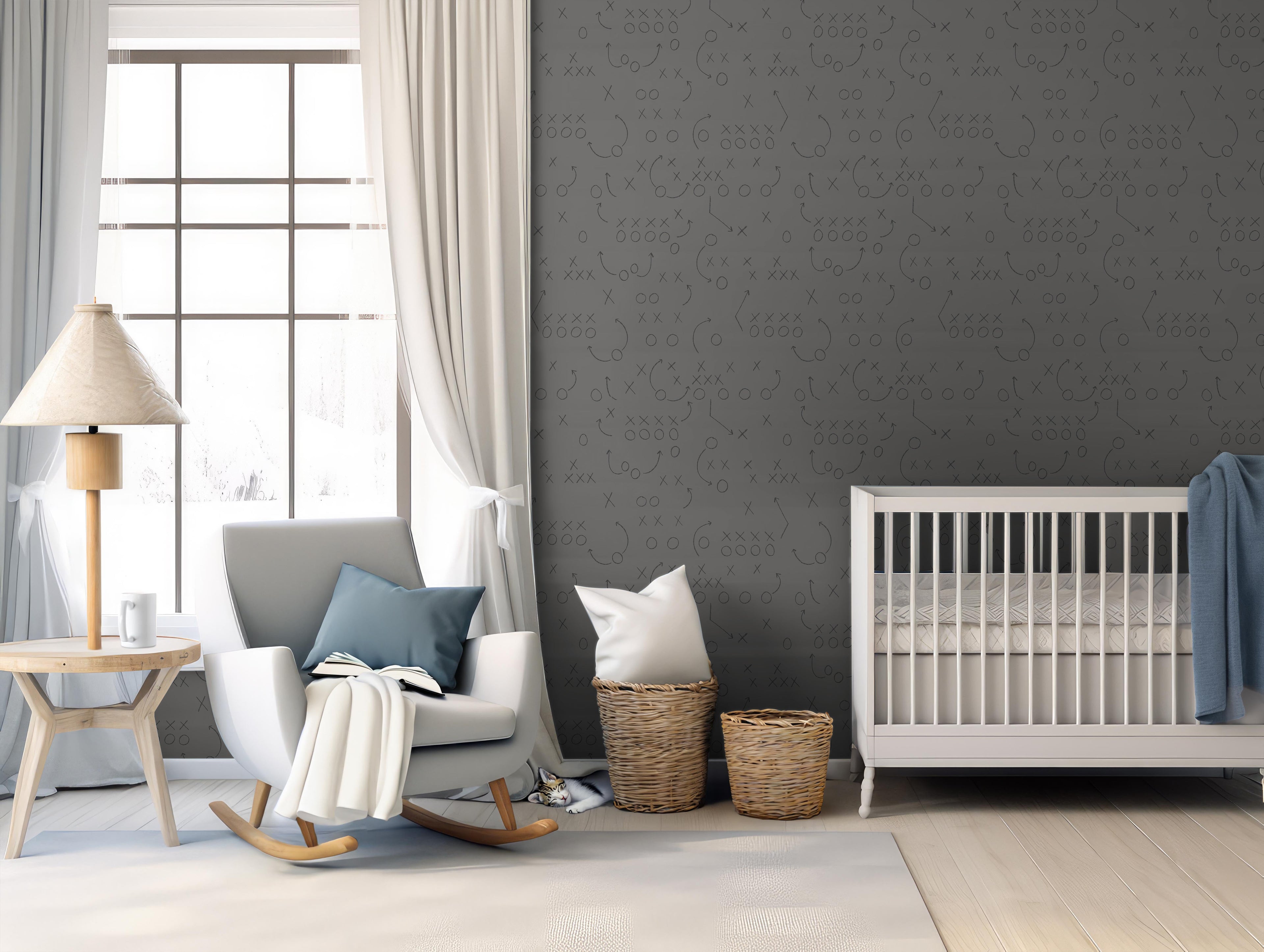 Reid Wallpaper by Hailey Kiefer Designs