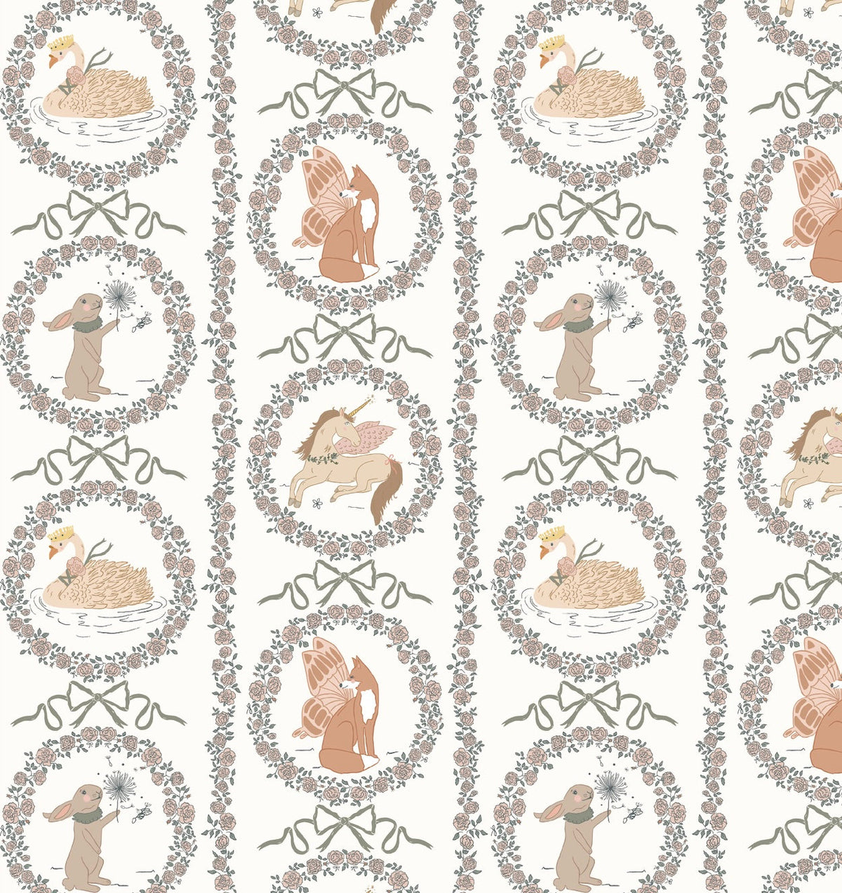 Layce Wallpaper by Painted Hawk Design
