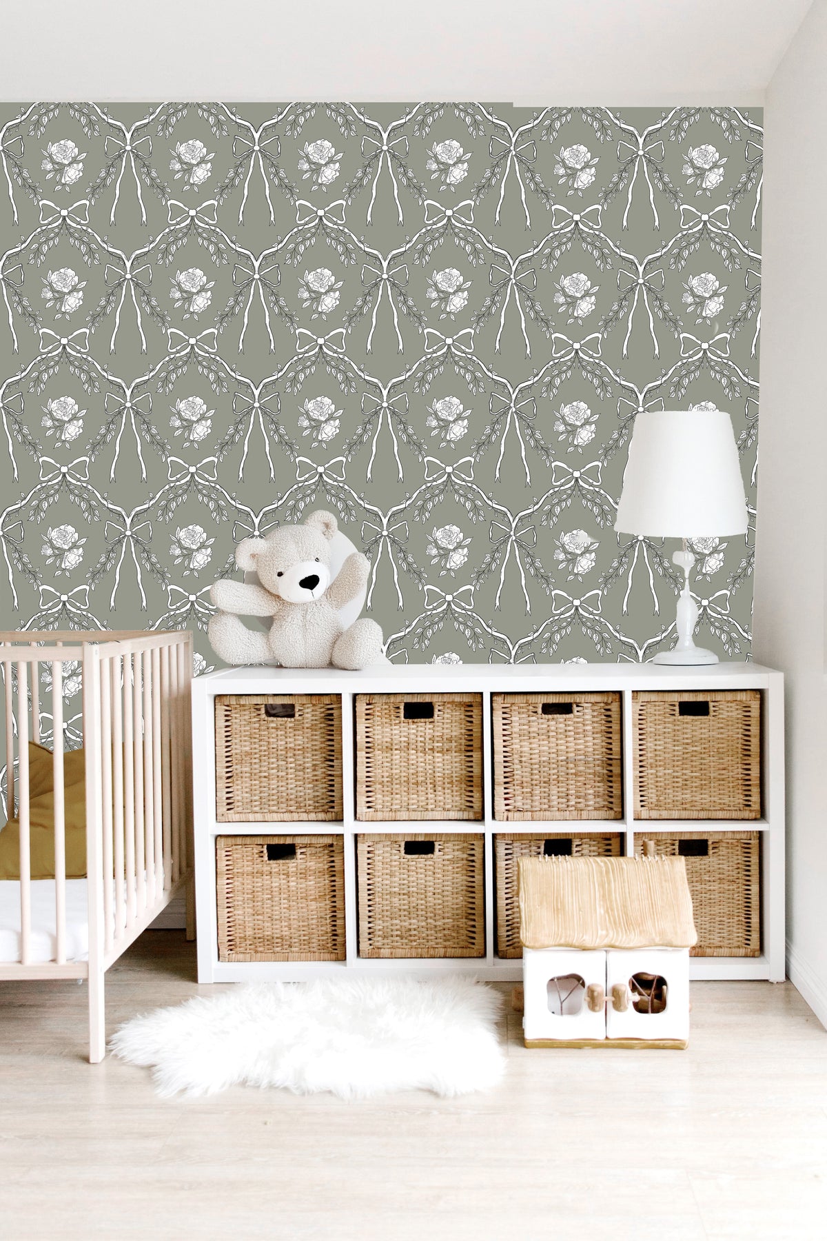 Lysa Wallpaper by Painted Hawk Design