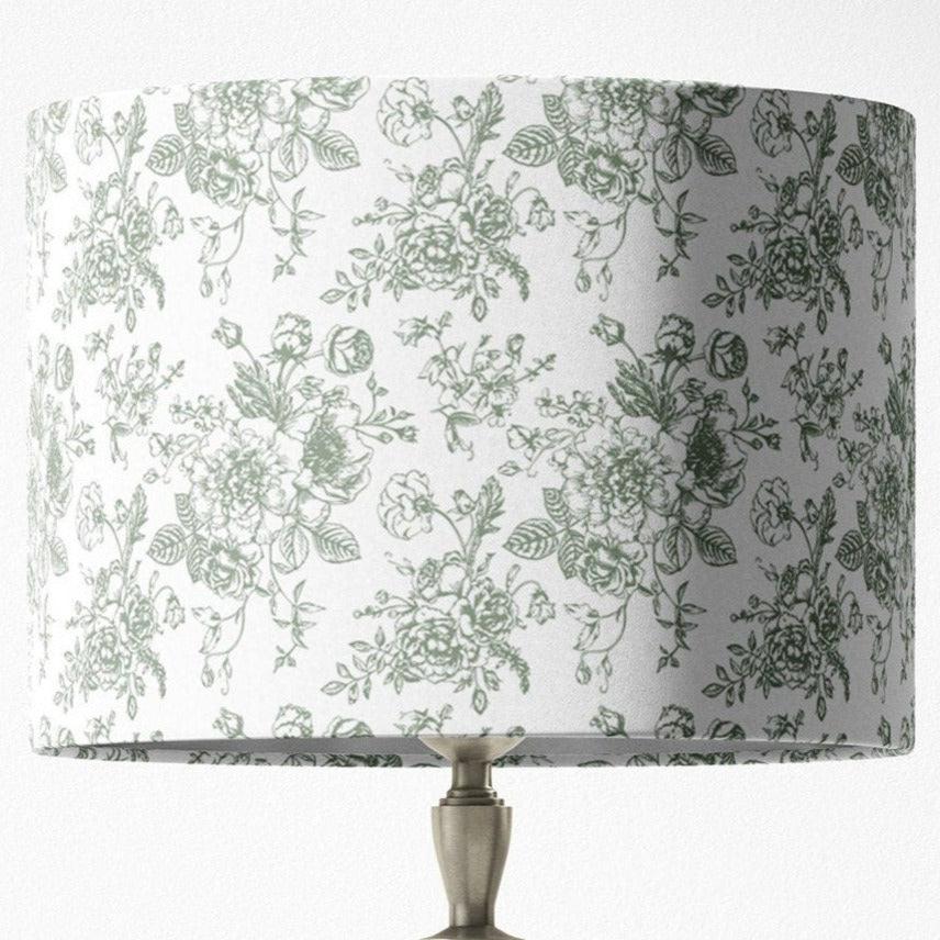 Pink Toile Lampshade in Rosecrest