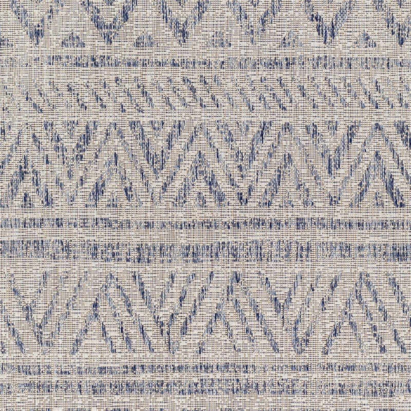 Novato Gray All Over Pattern Performance Outdoor Rug - Clearance