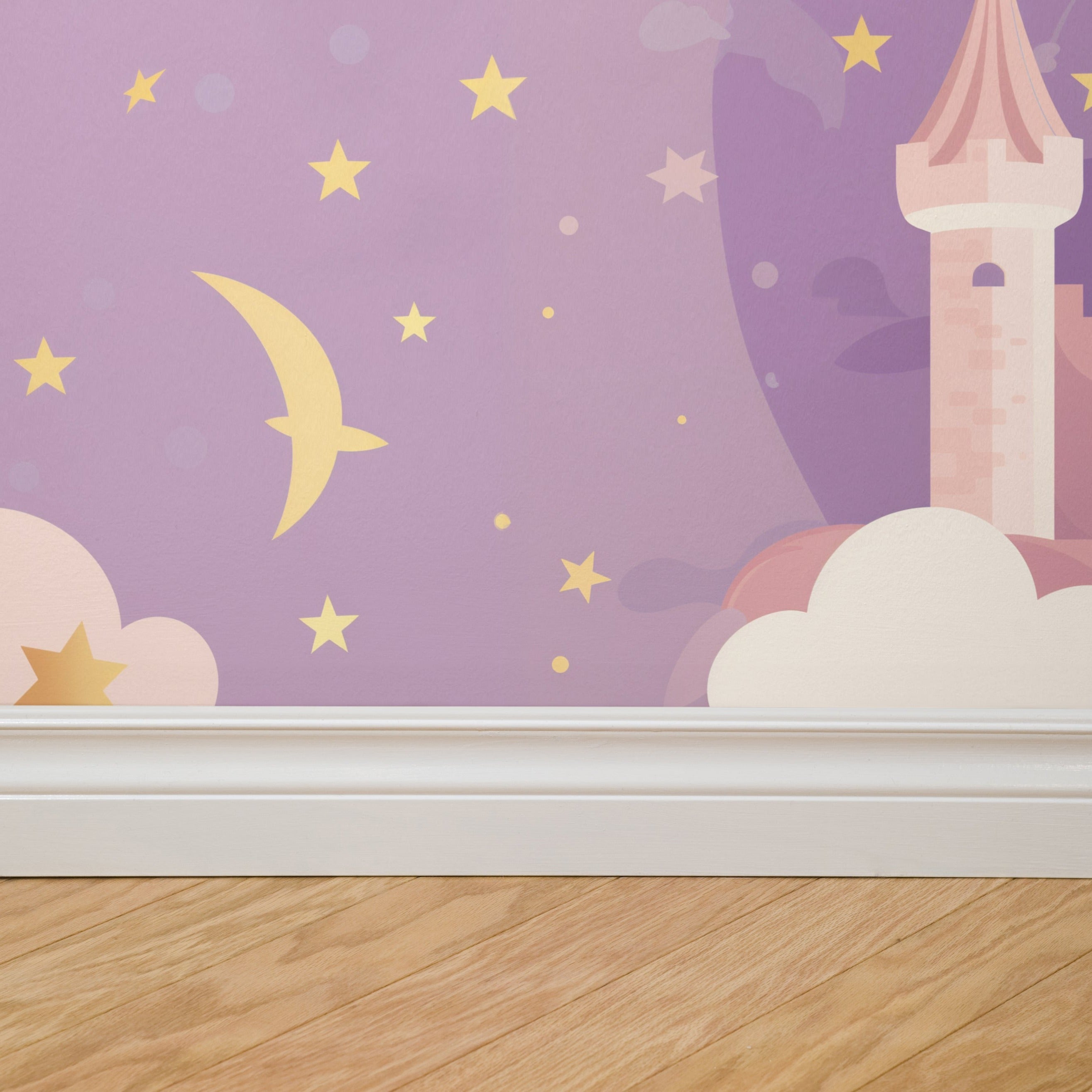 Lavender Stardust Wallpaper - 8 FT H X 11 FT W LUXE P&S