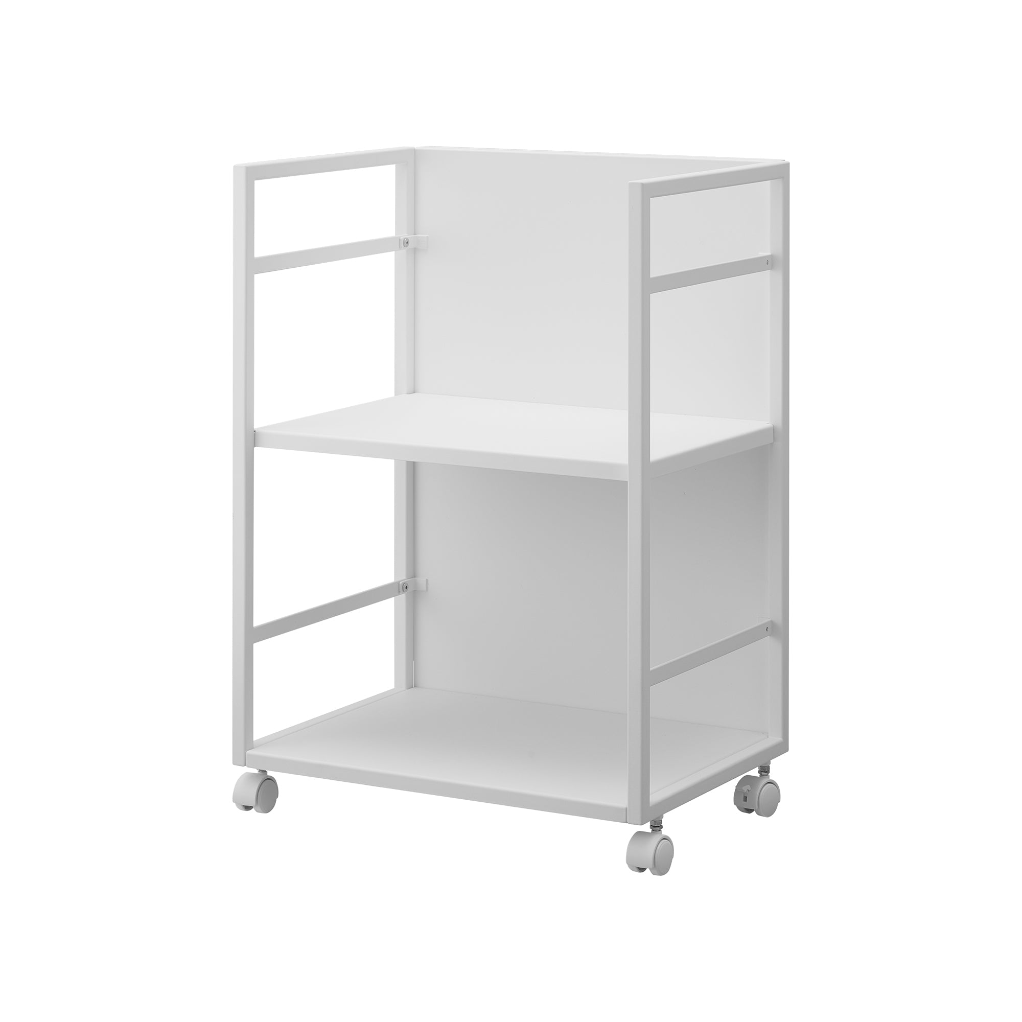 Two-Tier Hideaway Storage Cart (24" H) - Steel