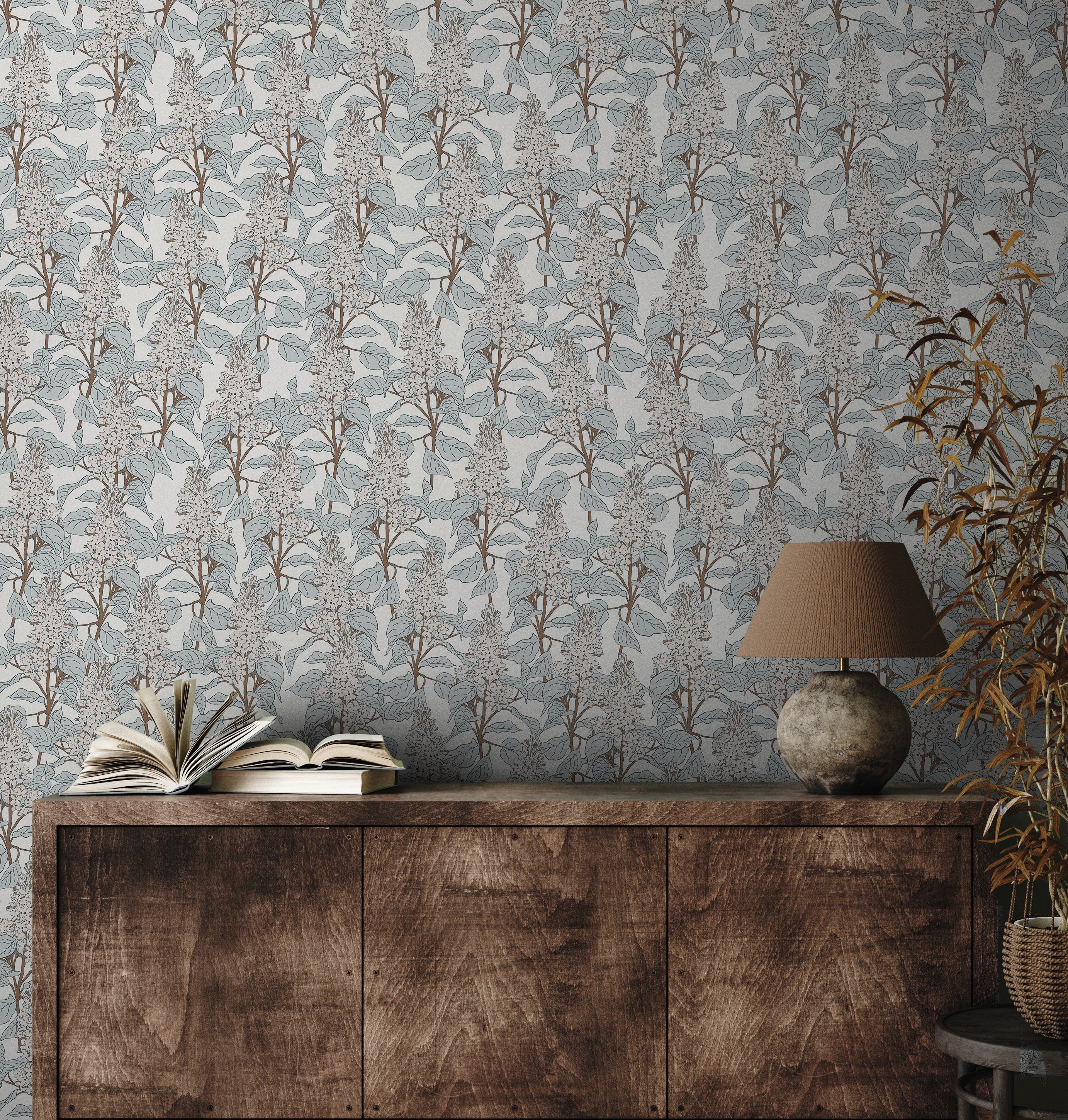 Lilac Wallpaper by Brittany Polatis Design