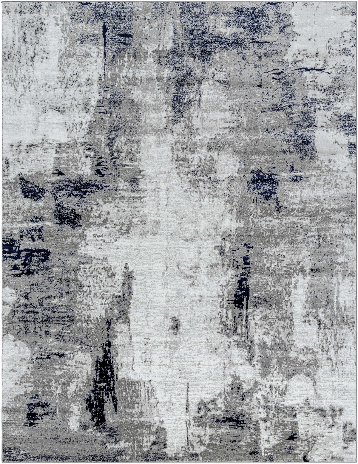 Limao Abstract Denim Area Rug - Clearance