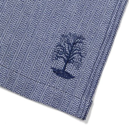 MARTHA by Martha Stewart Blue Herringbone Smock Apron