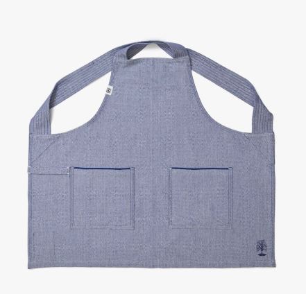 MARTHA by Martha Stewart Blue Herringbone Smock Apron