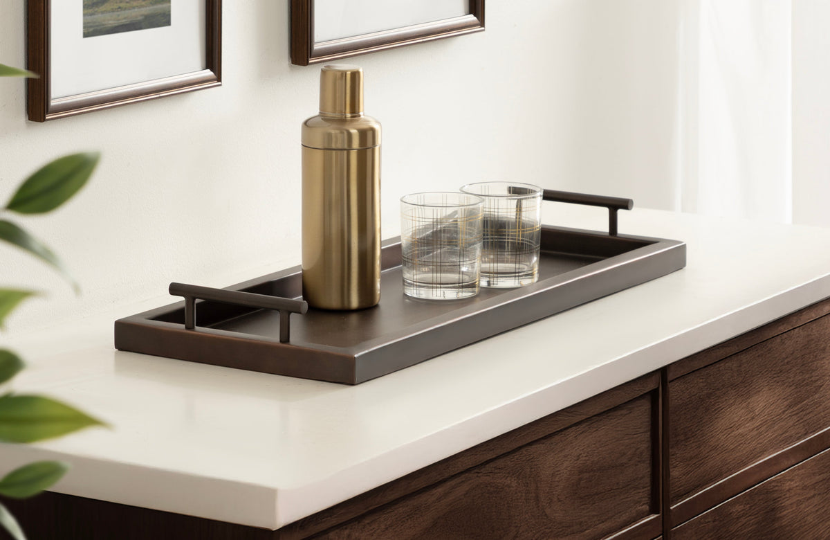 Halsey Rectangle Decorative Tray