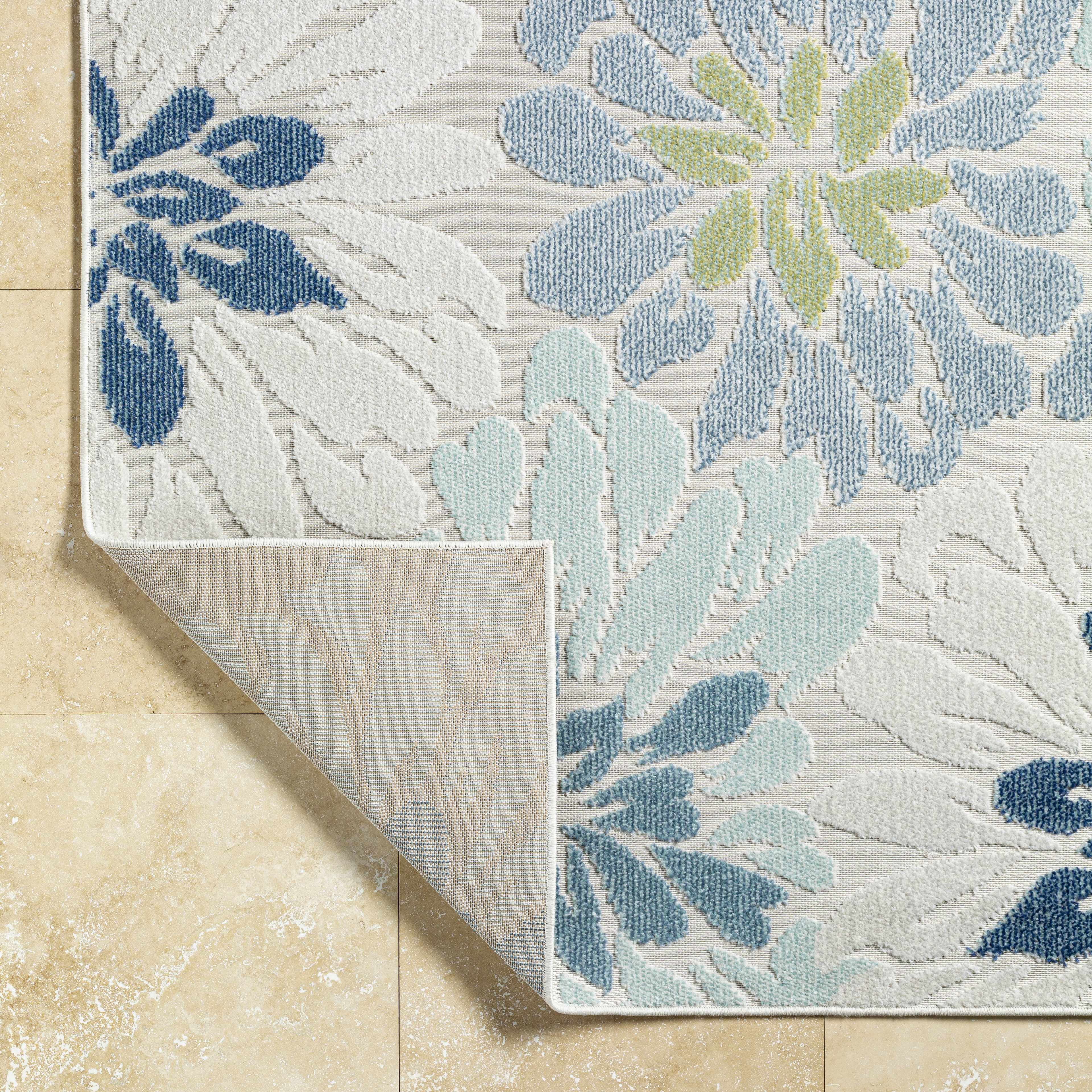 Minga Cream Outdoor Area Rug - Clearance