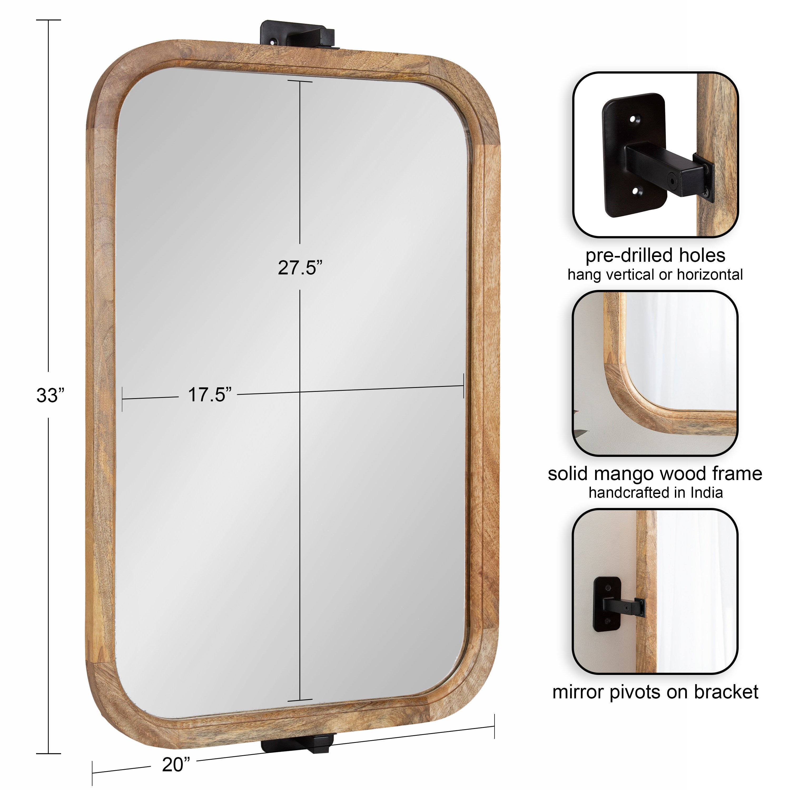 Hogan Pivot Wall Mirror