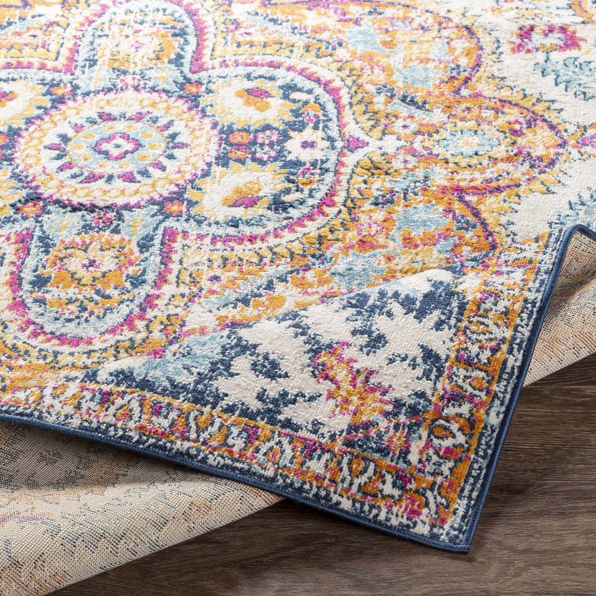 Pimperne Traditional Medallion Area Rug - Clearance
