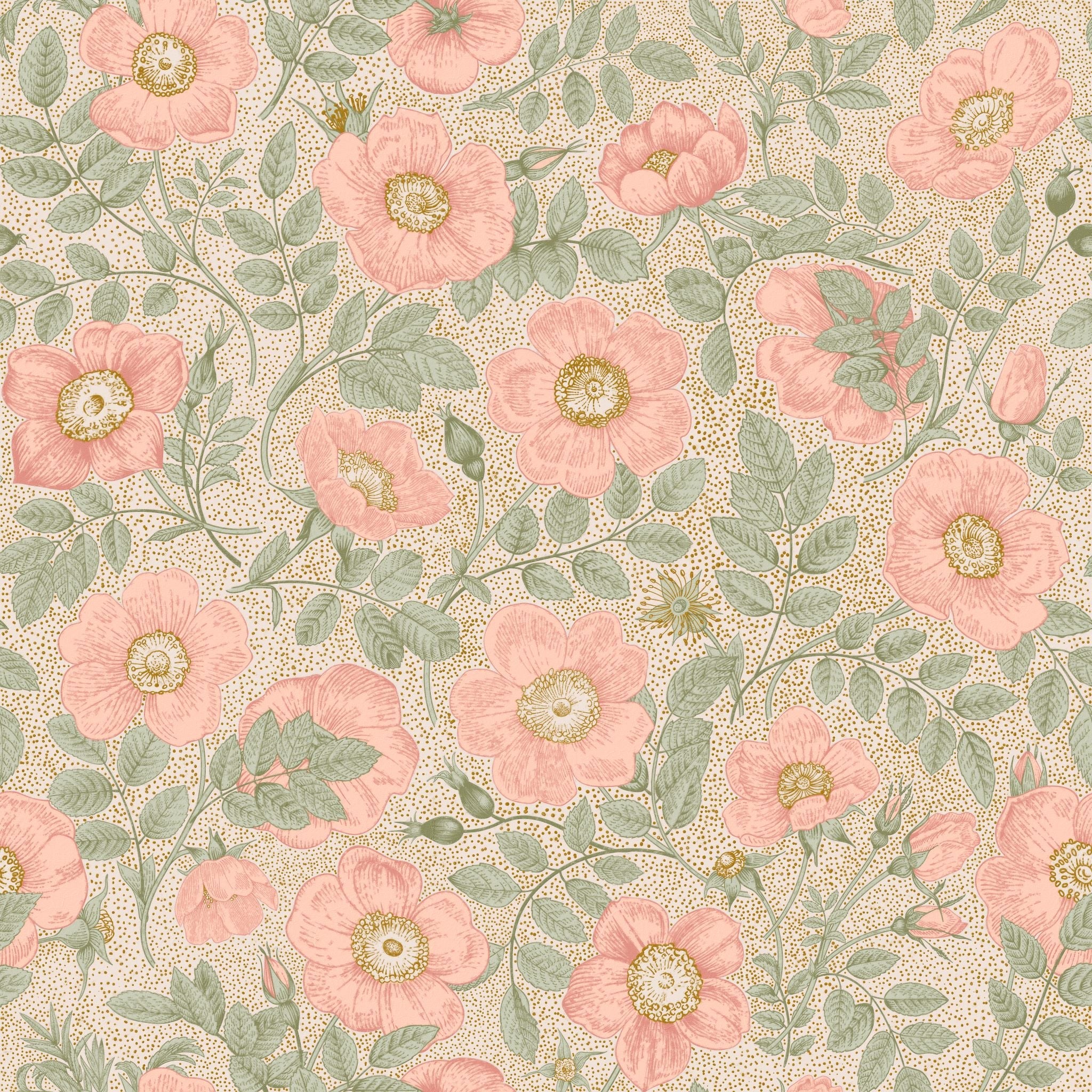 Poppy Wallpaper - 8 FT H X 19 FT W P&S