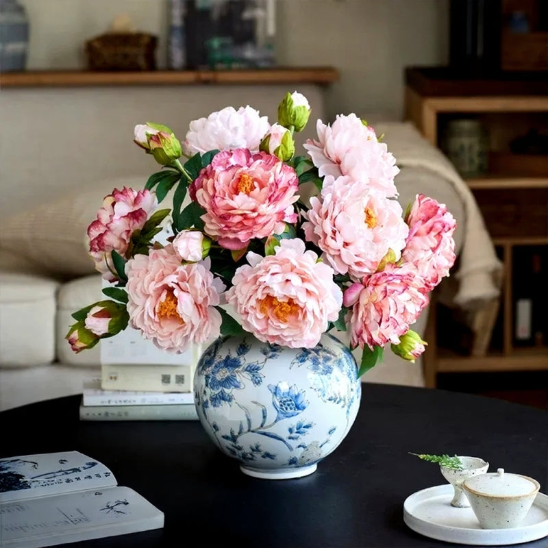 Vintage Peony Stem – 26"