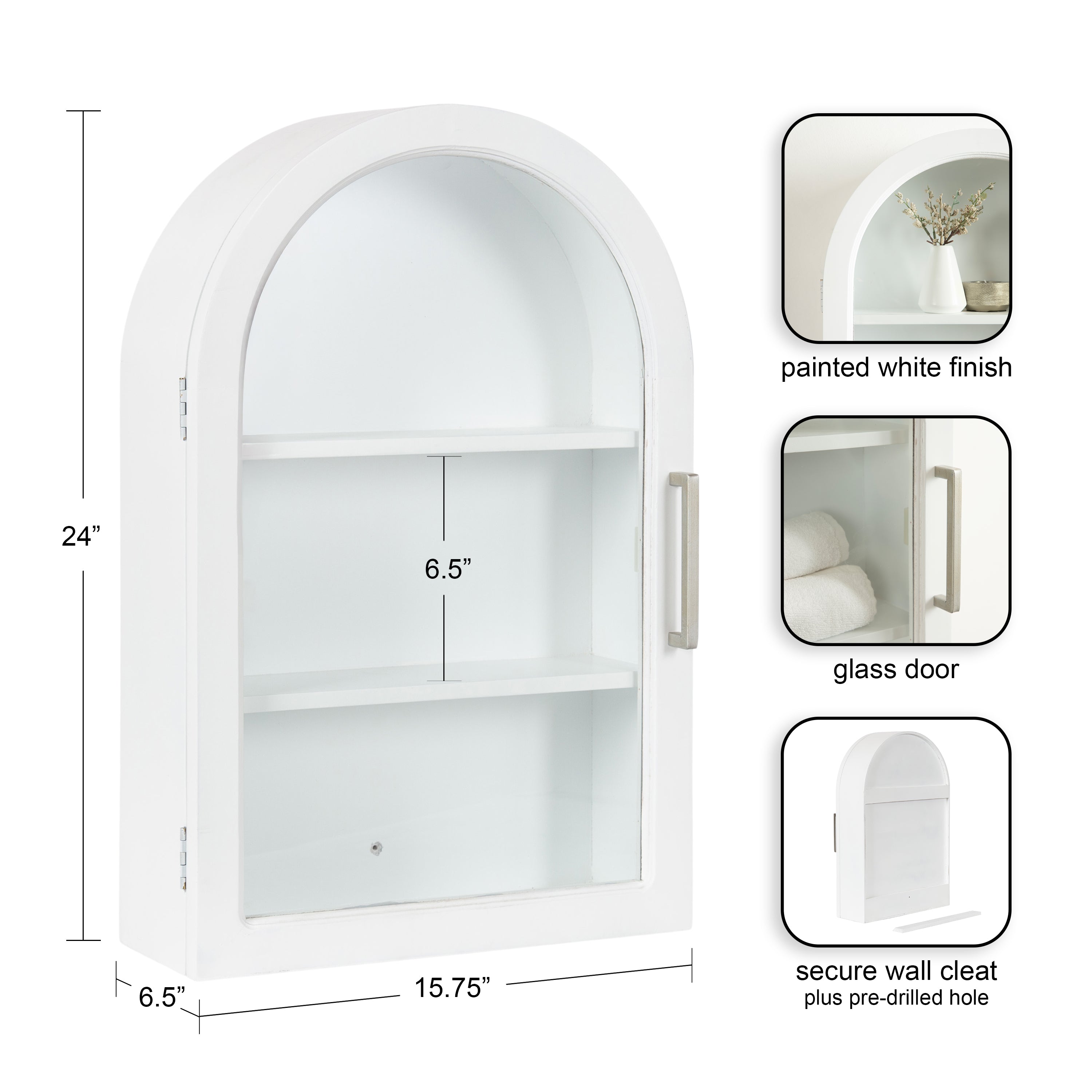 Arcott Arch Wall Cabinet
