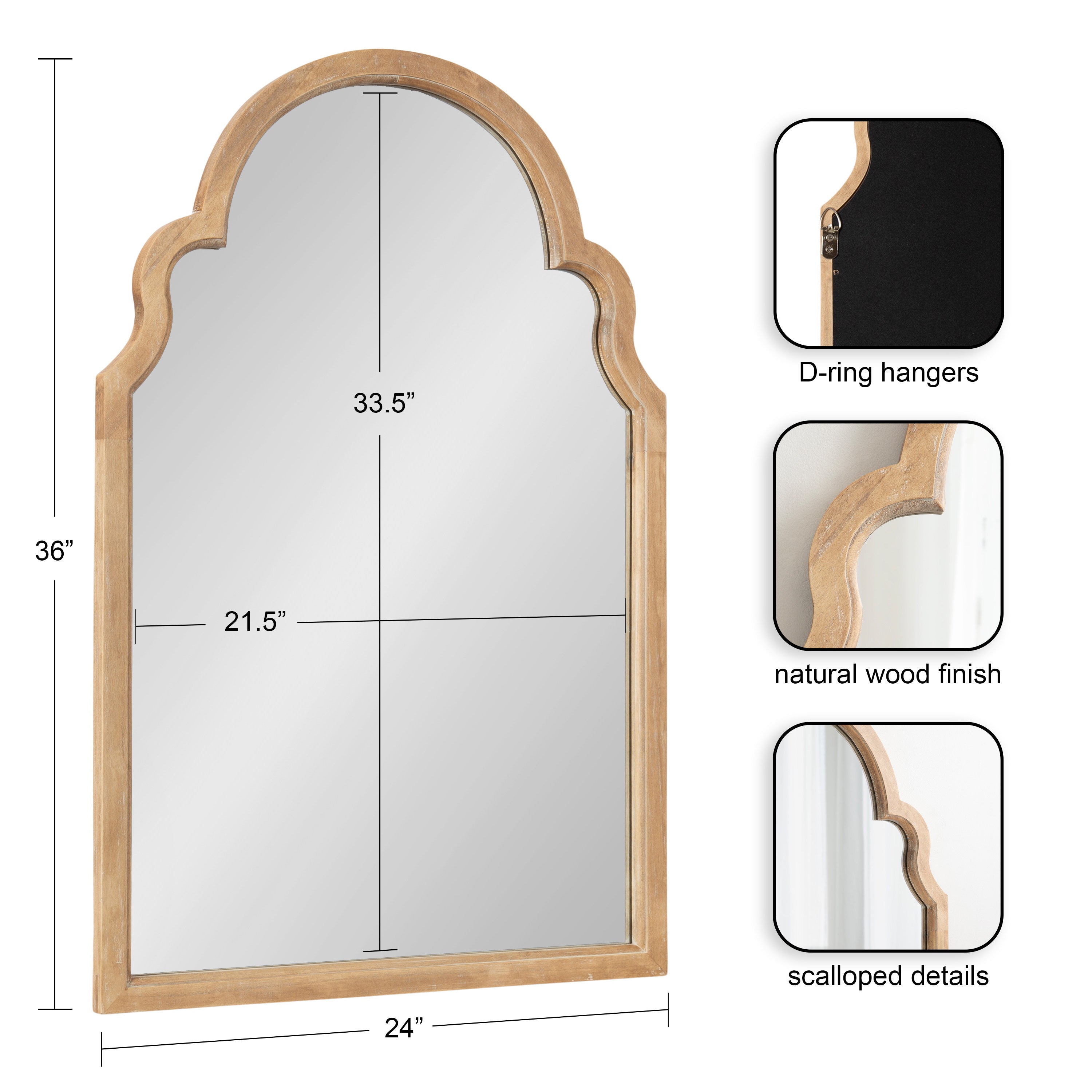 Hogan Arch Framed Mirror