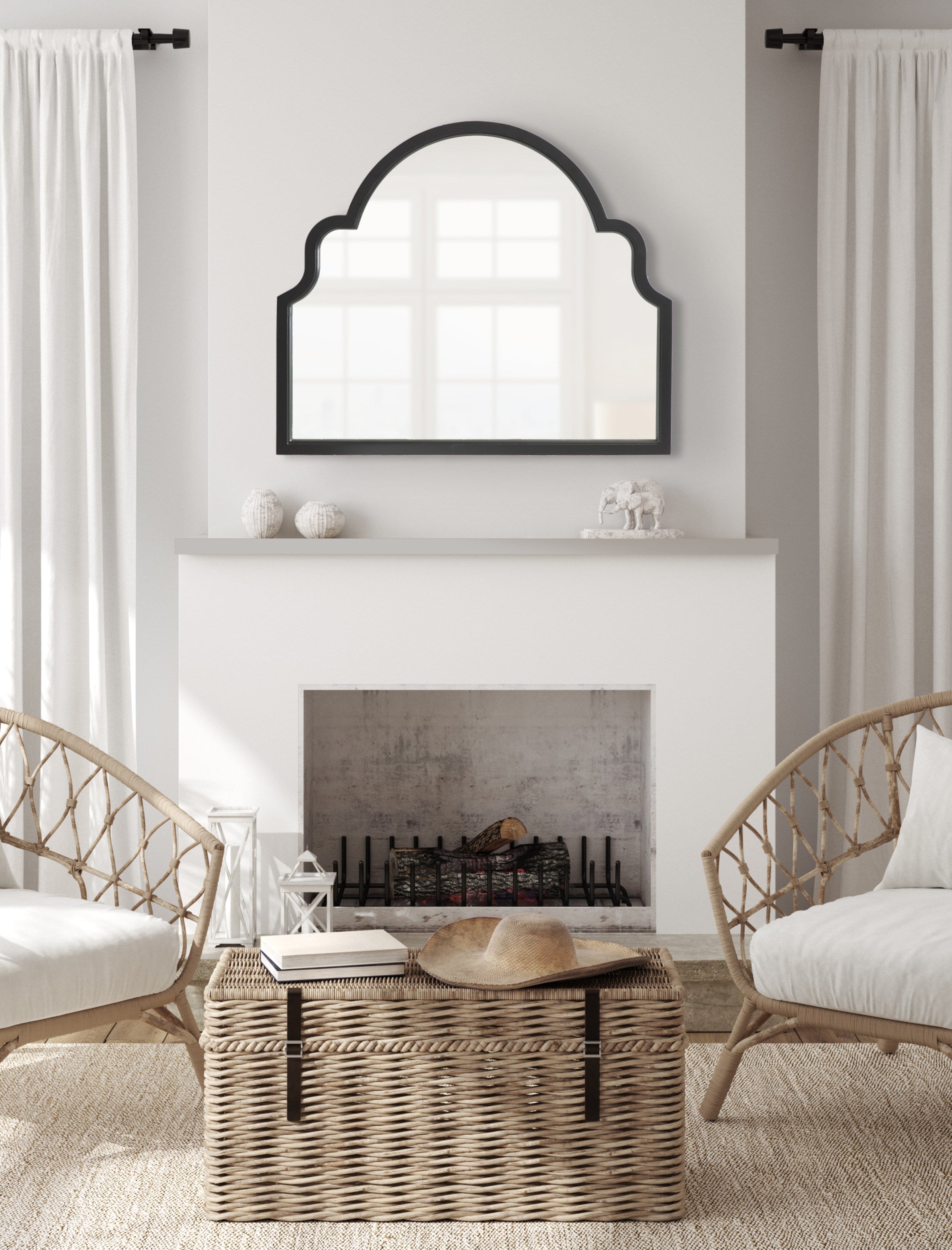 Hogan Arch Framed Mirror