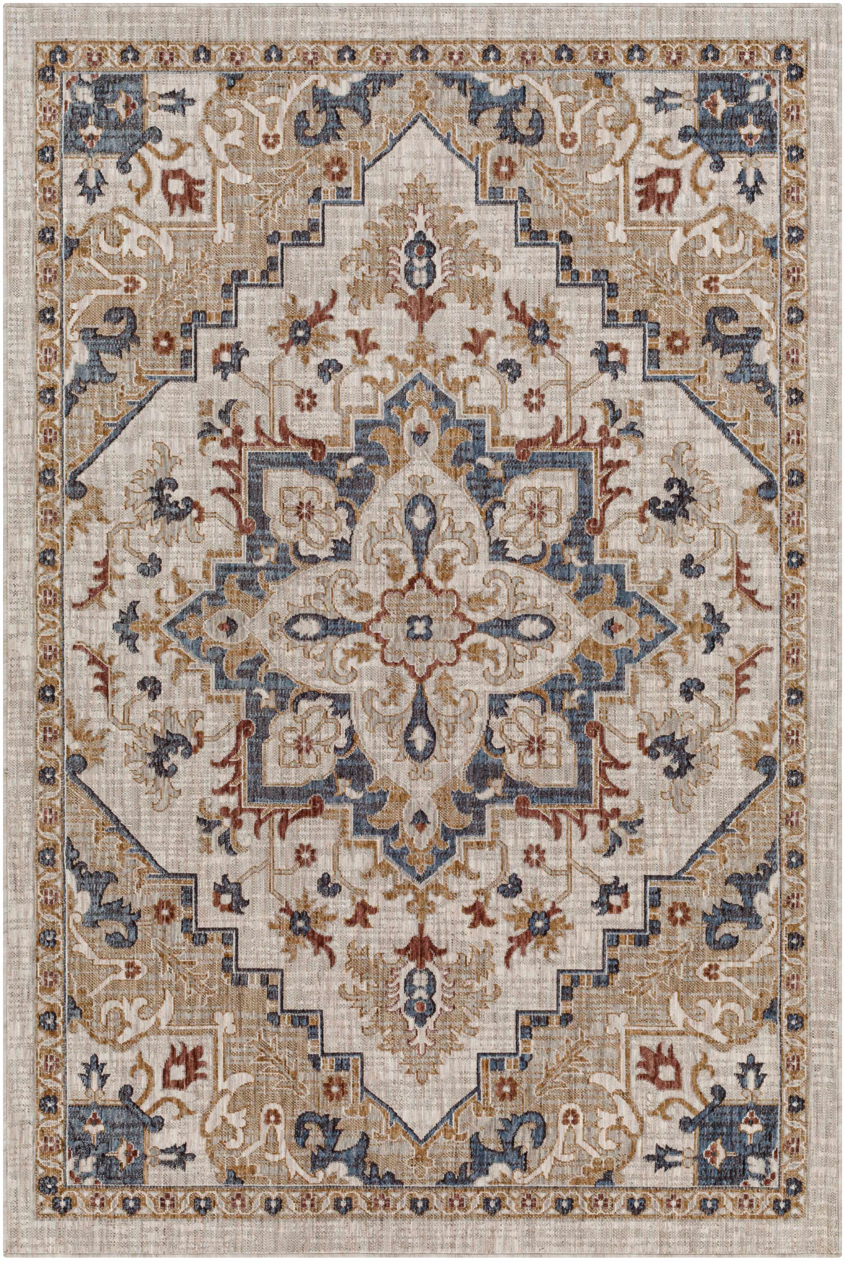 Lewa Cream Outdoor Area Rug - Clearance