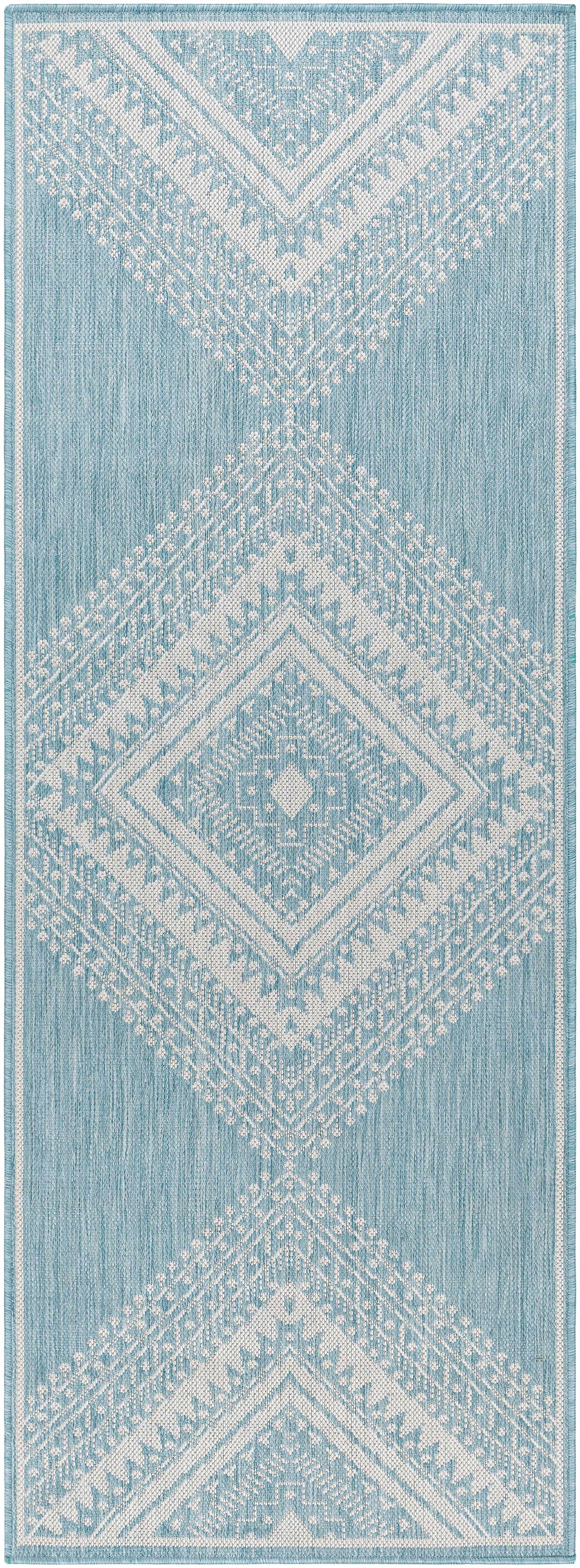 Deana Blue Outdoor Area Rug - Clearance