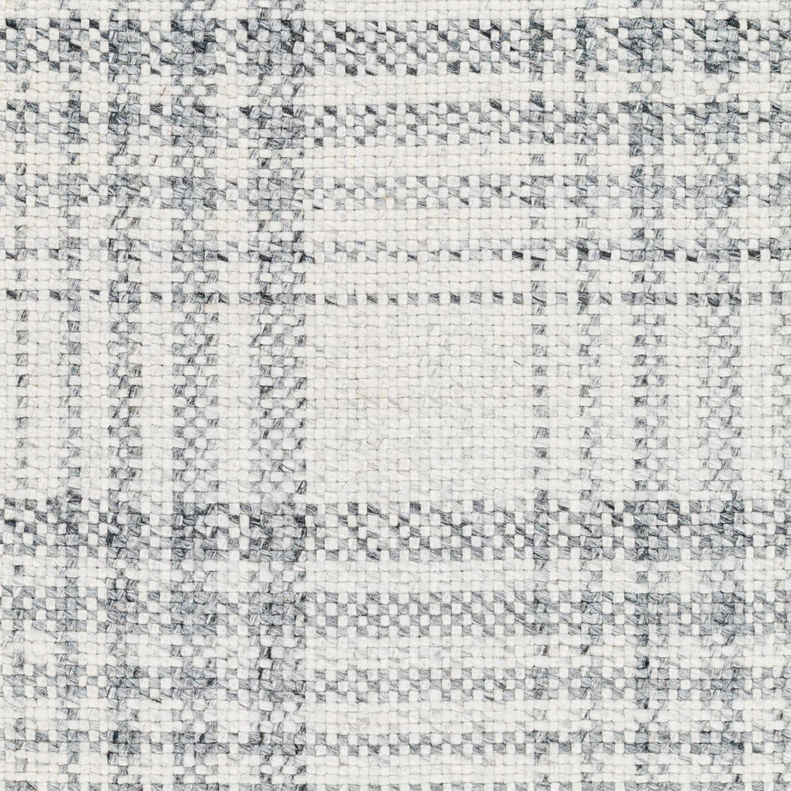 Inara Gray Plaid Area Rug - Clearance