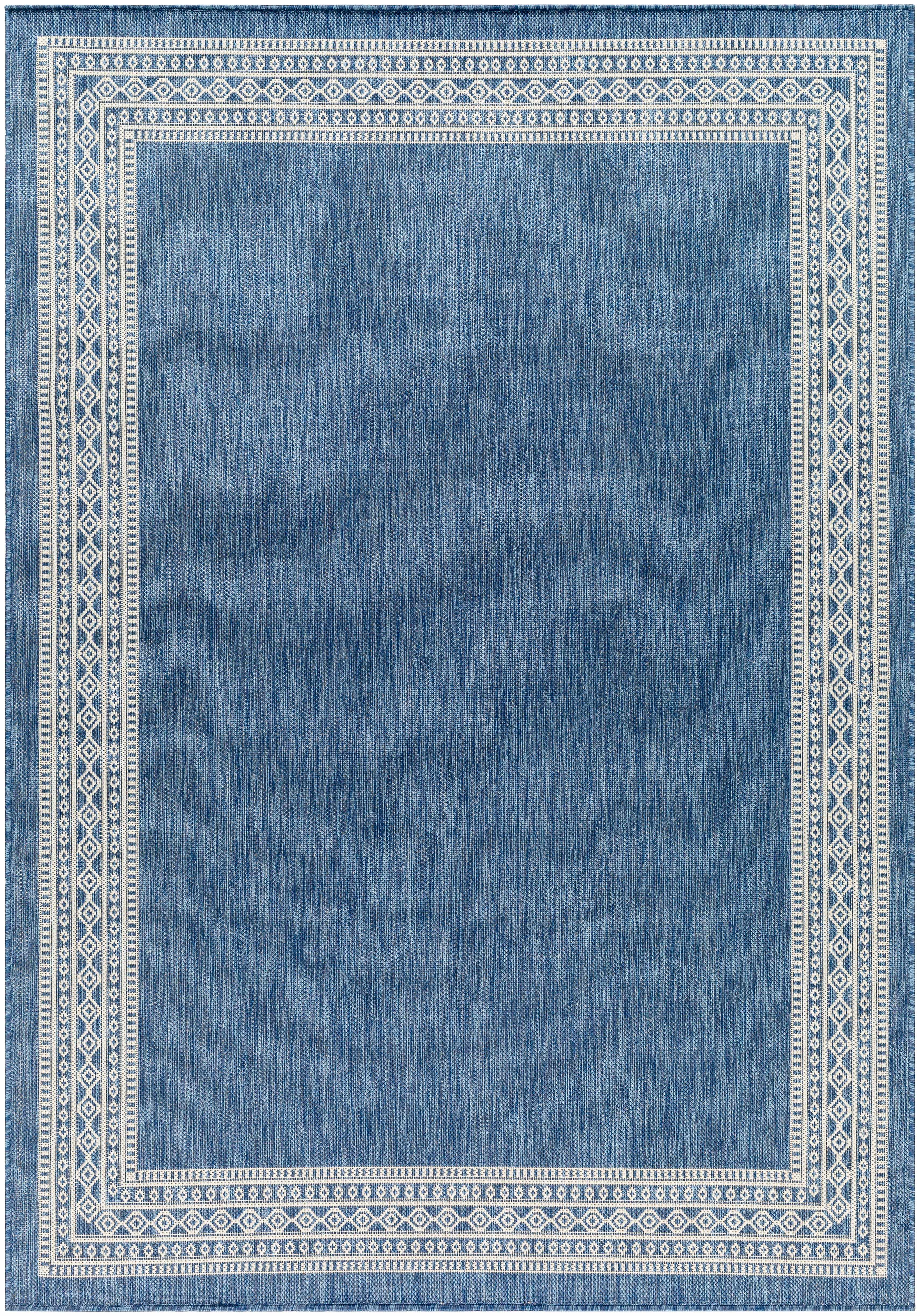 Aleli Blue Outdoor Area Rug - Clearance