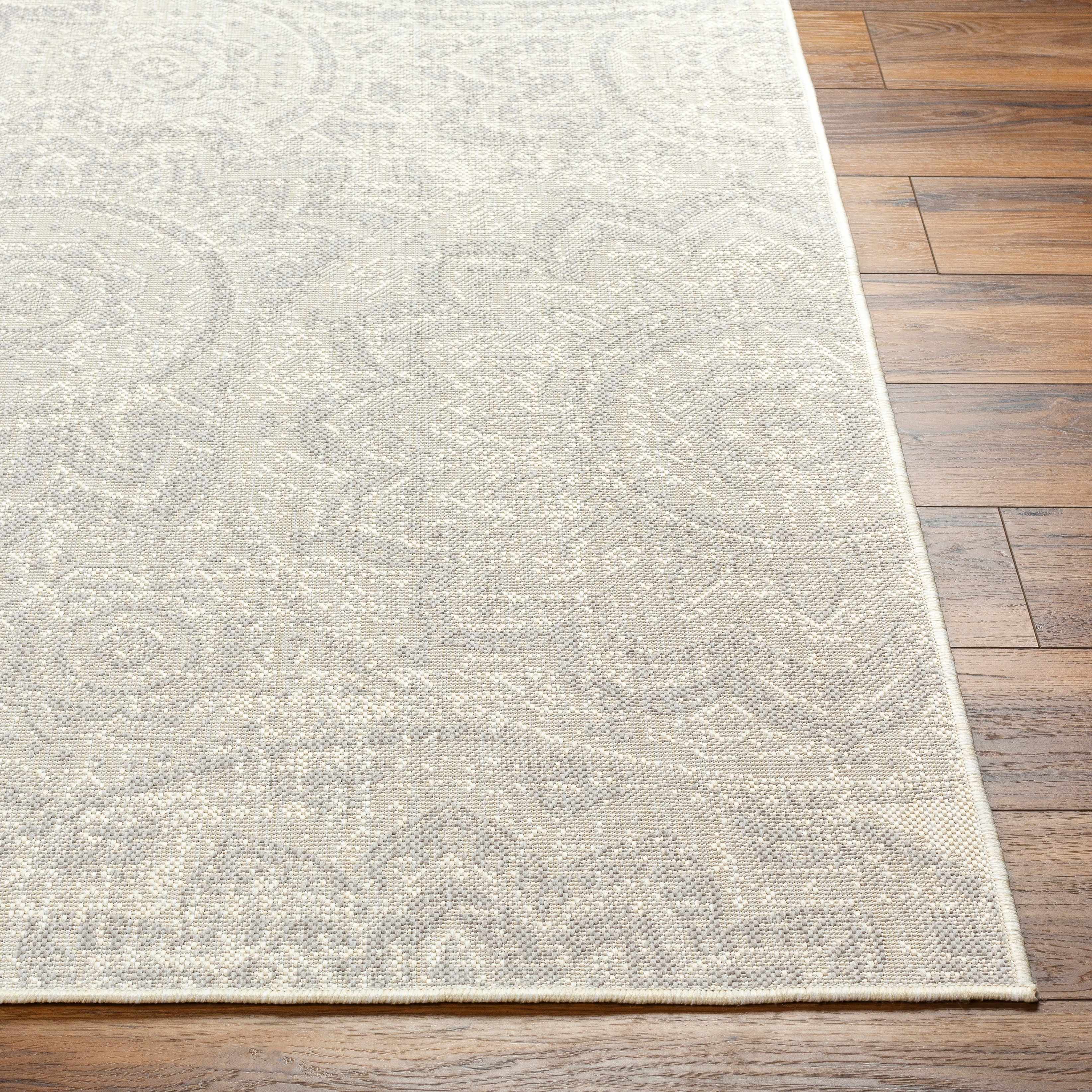 Ayala Cream Outdoor Area Rug - Clearance