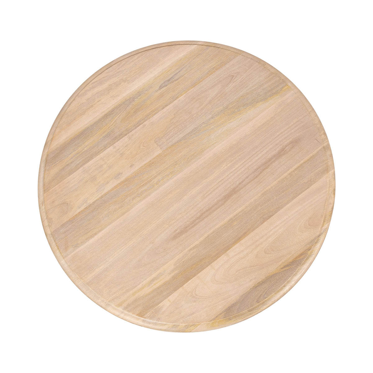 Patresa Carved Round Wood Coffee Table