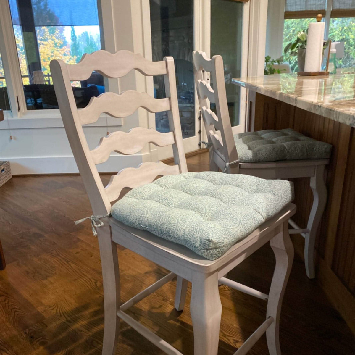 Tibet Spa Dining Chair Pad - Latex Foam Fill - Made in USA