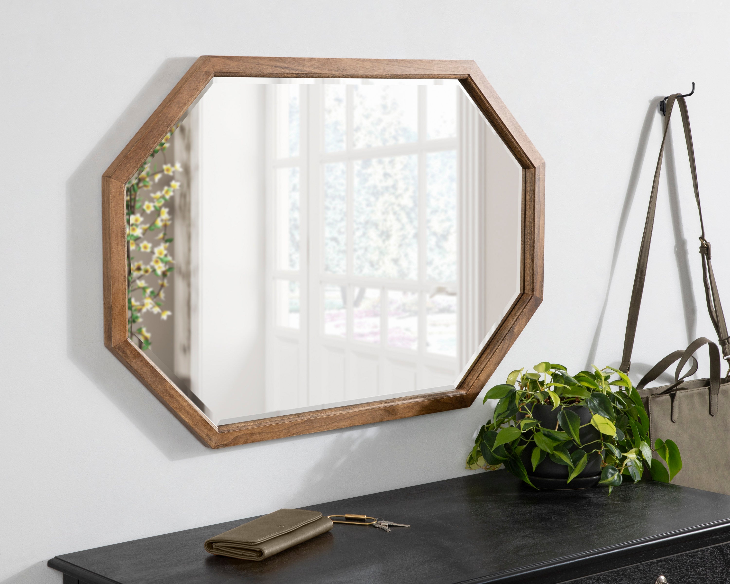 Hogan Framed Octagon Wall Mirror