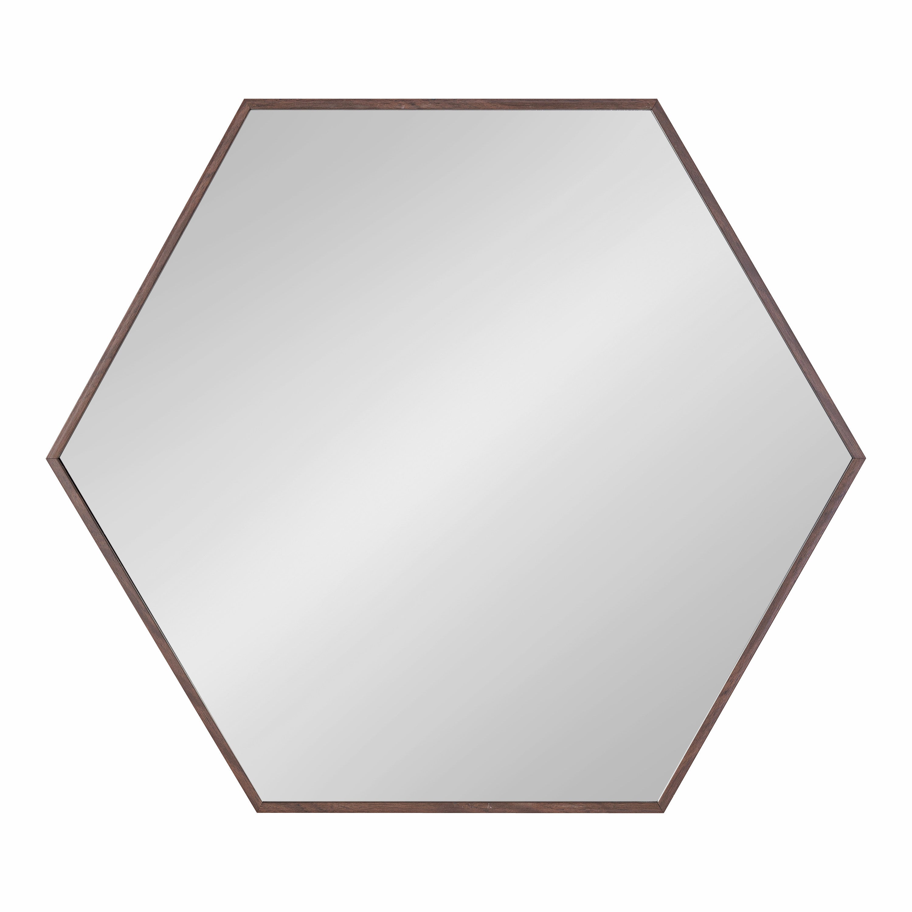 Rhodes Framed Hexagon Wall Mirror