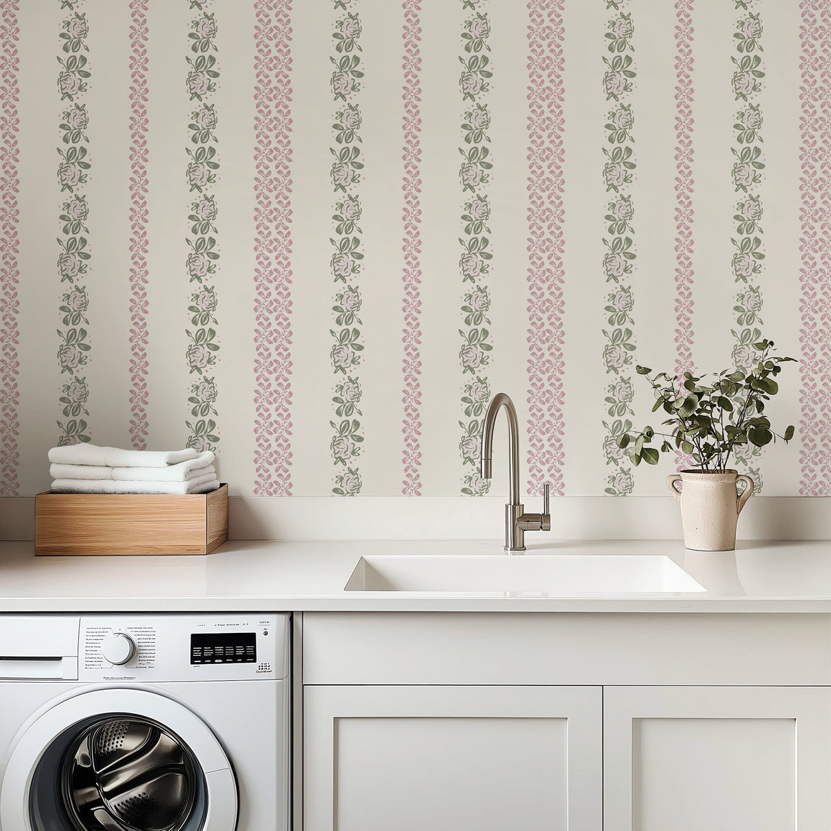 Evanthe Wallpaper by WabiSabi Pattern Studio