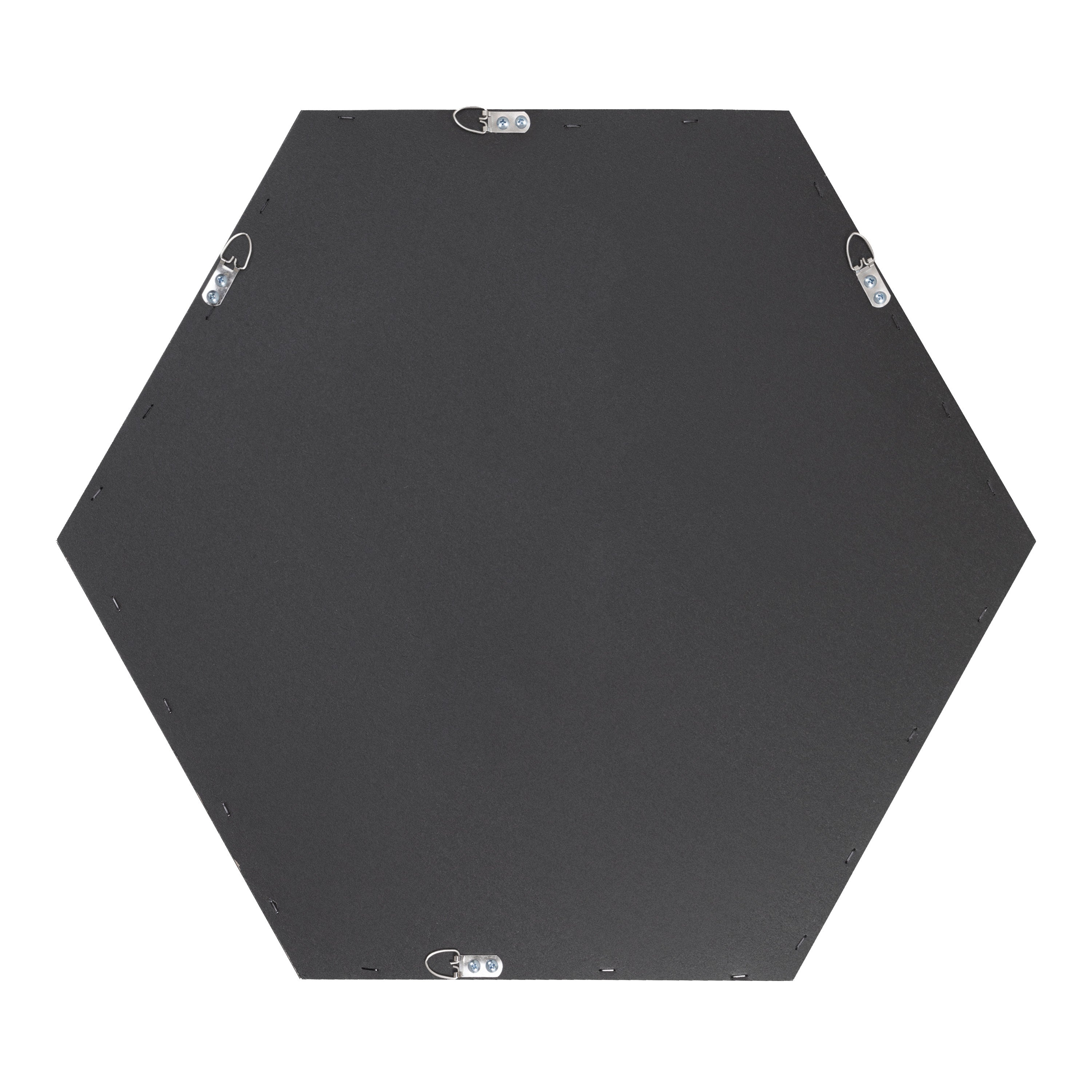 Rhodes Framed Hexagon Wall Mirror