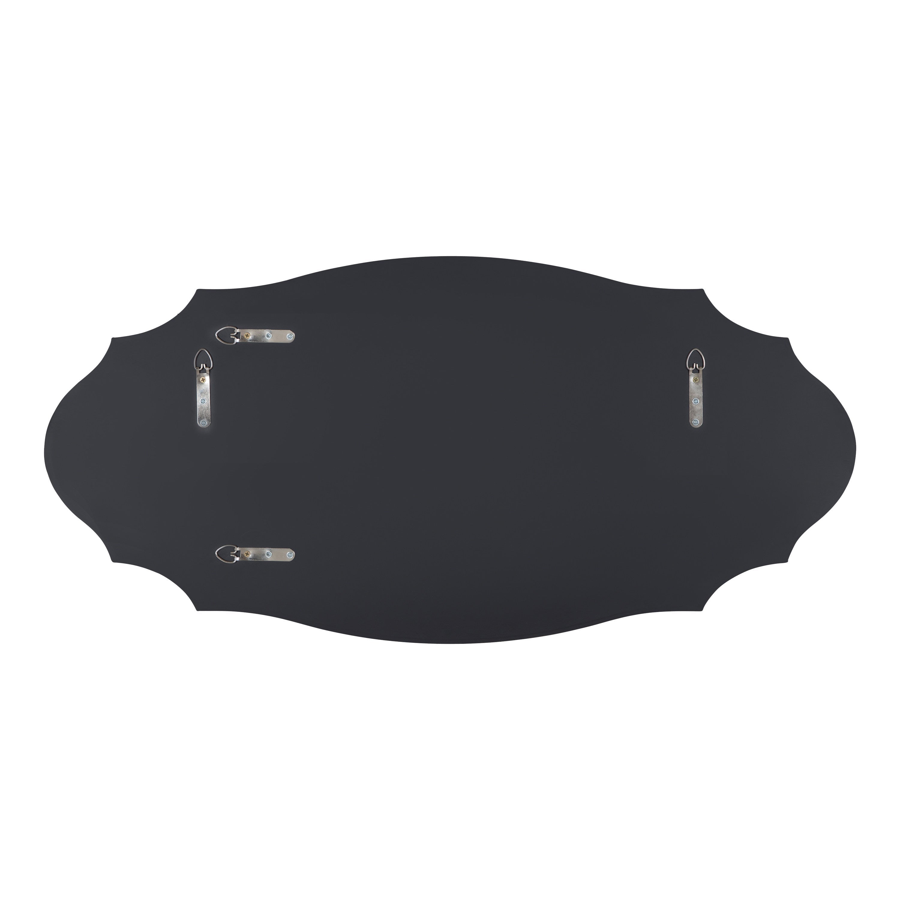 Leanna Scalloped Oval Wall Mirror